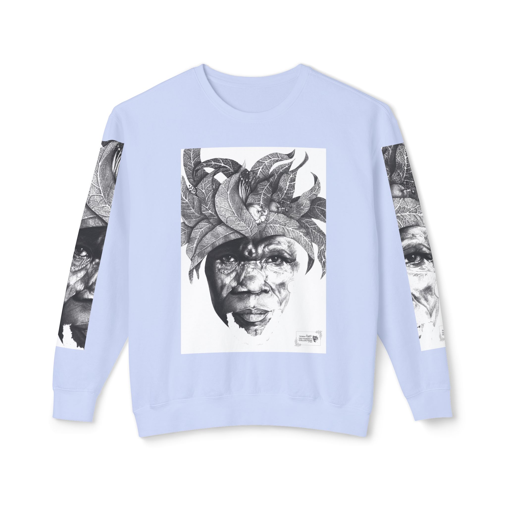 The Original Sunman: Softness & Sustainable Vision - Unisex Lightweight Crewneck Sweatshirt - By Siphiwe Ngwenya - Image 37