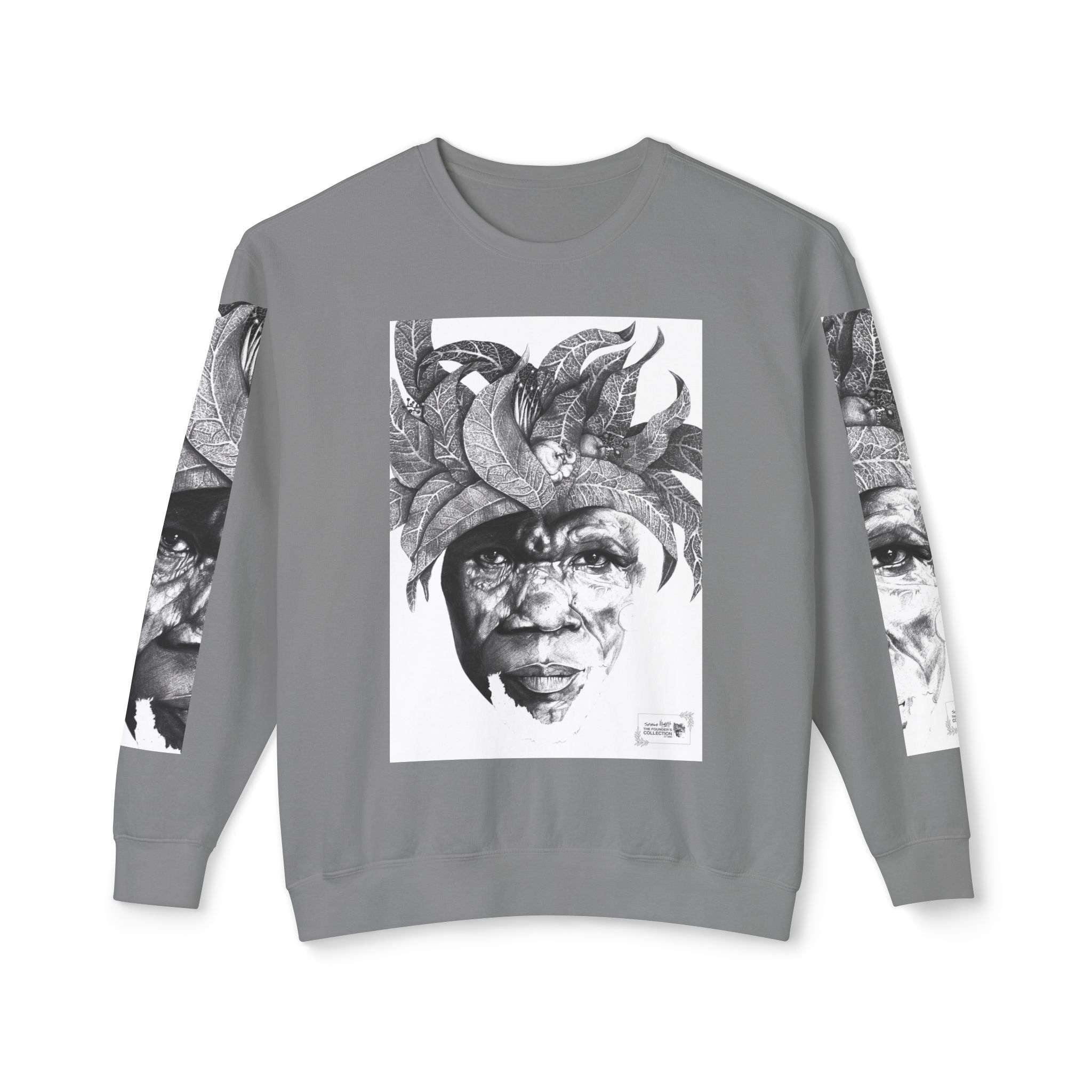 The Original Sunman: Softness & Sustainable Vision - Unisex Lightweight Crewneck Sweatshirt - By Siphiwe Ngwenya - Image 29