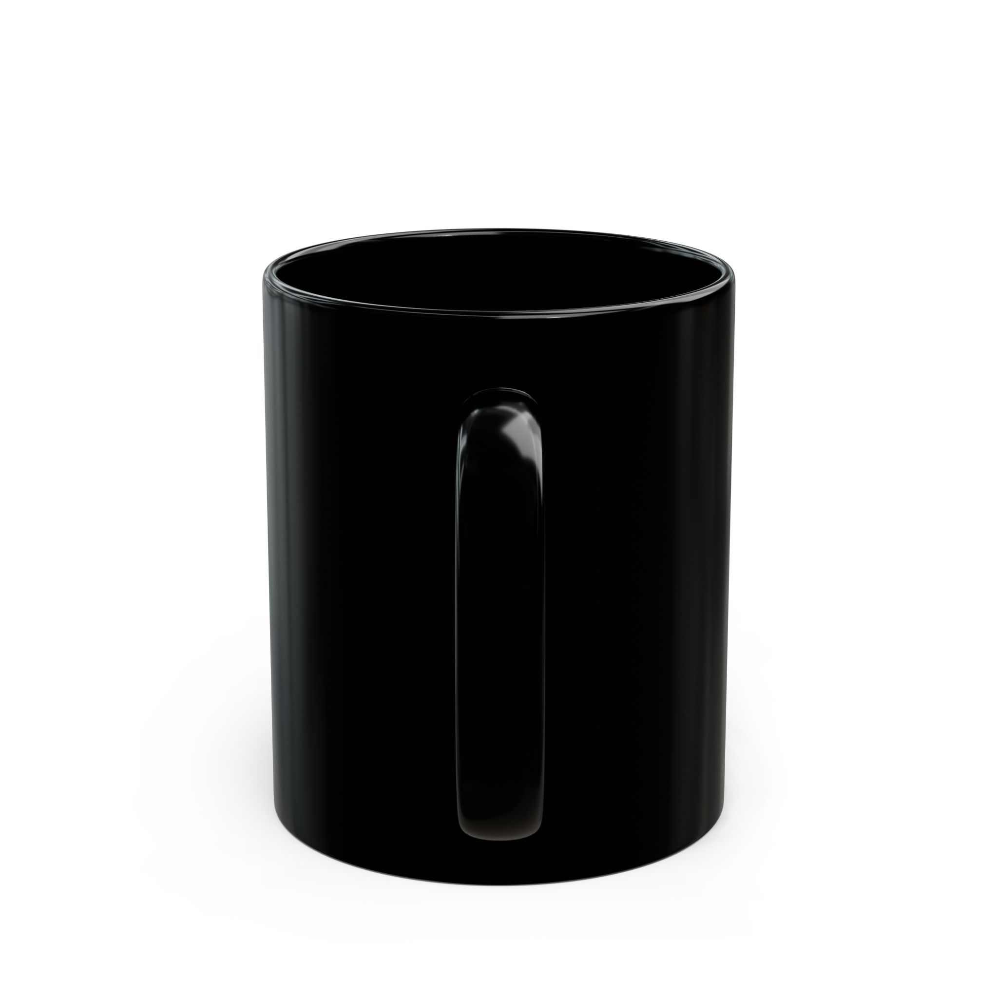 Black Ceramic Mug — Botanical Sketch with Turquoise Berries (11oz & 15oz) - Image 4