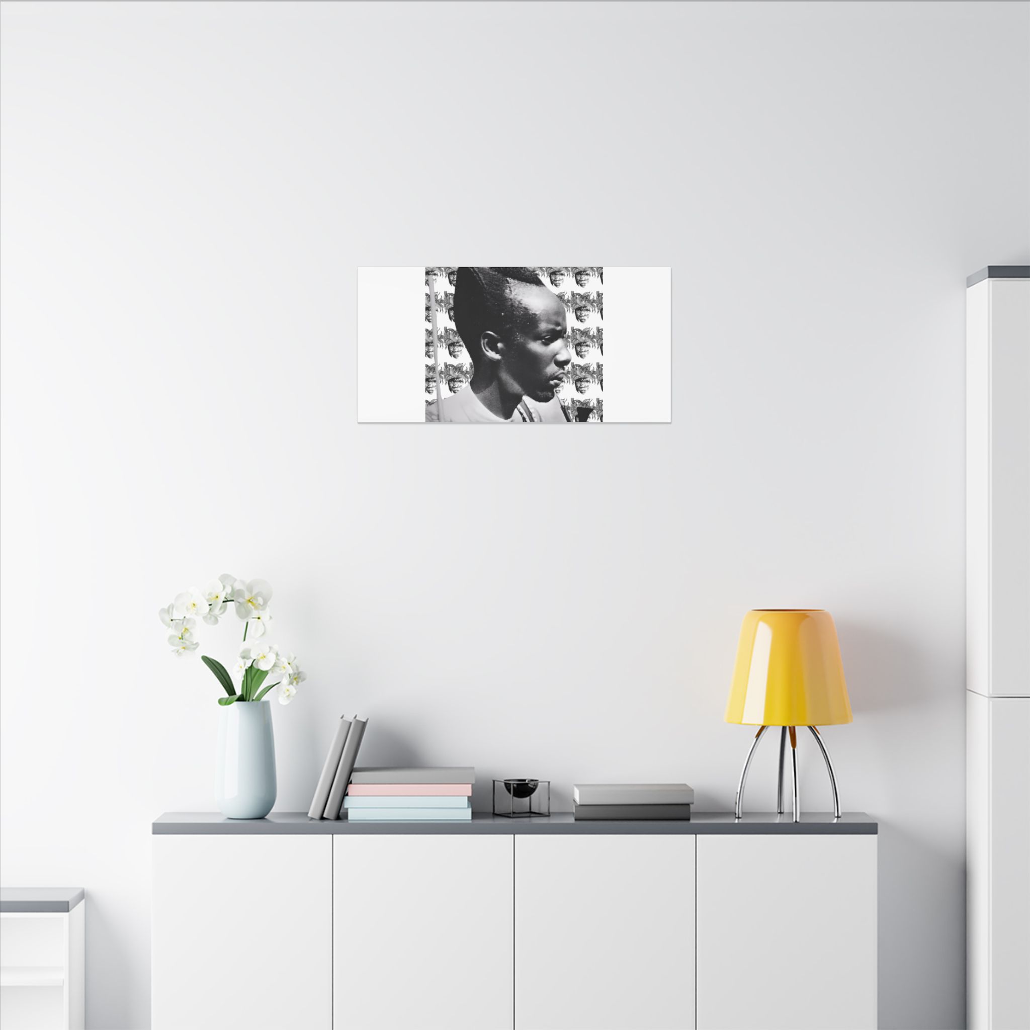 Matte Canvas Print — Black & White Portrait Art (Stretched) - Image 208