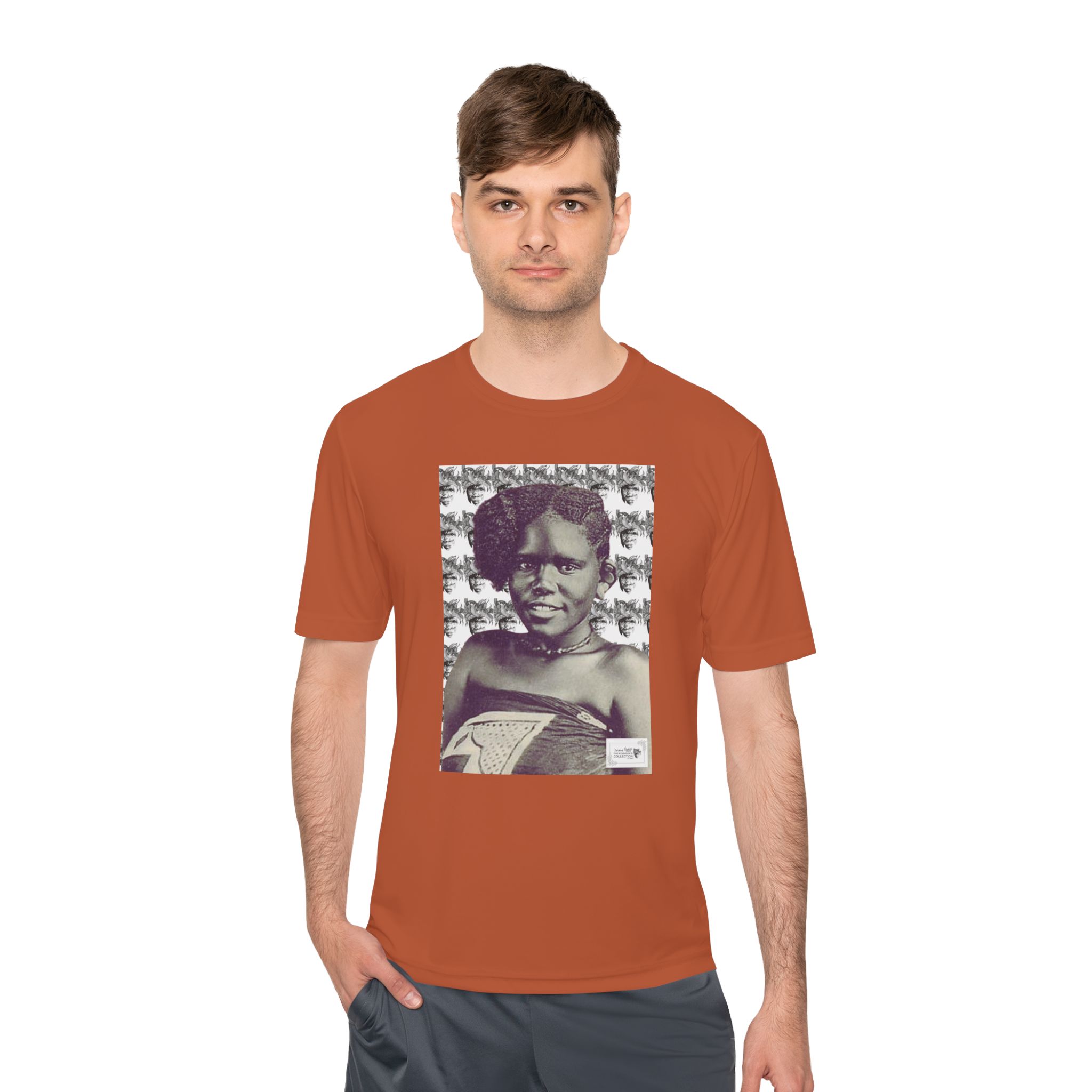 Graphic Tee — Vintage Portrait Black & White Photo Print - Image 27