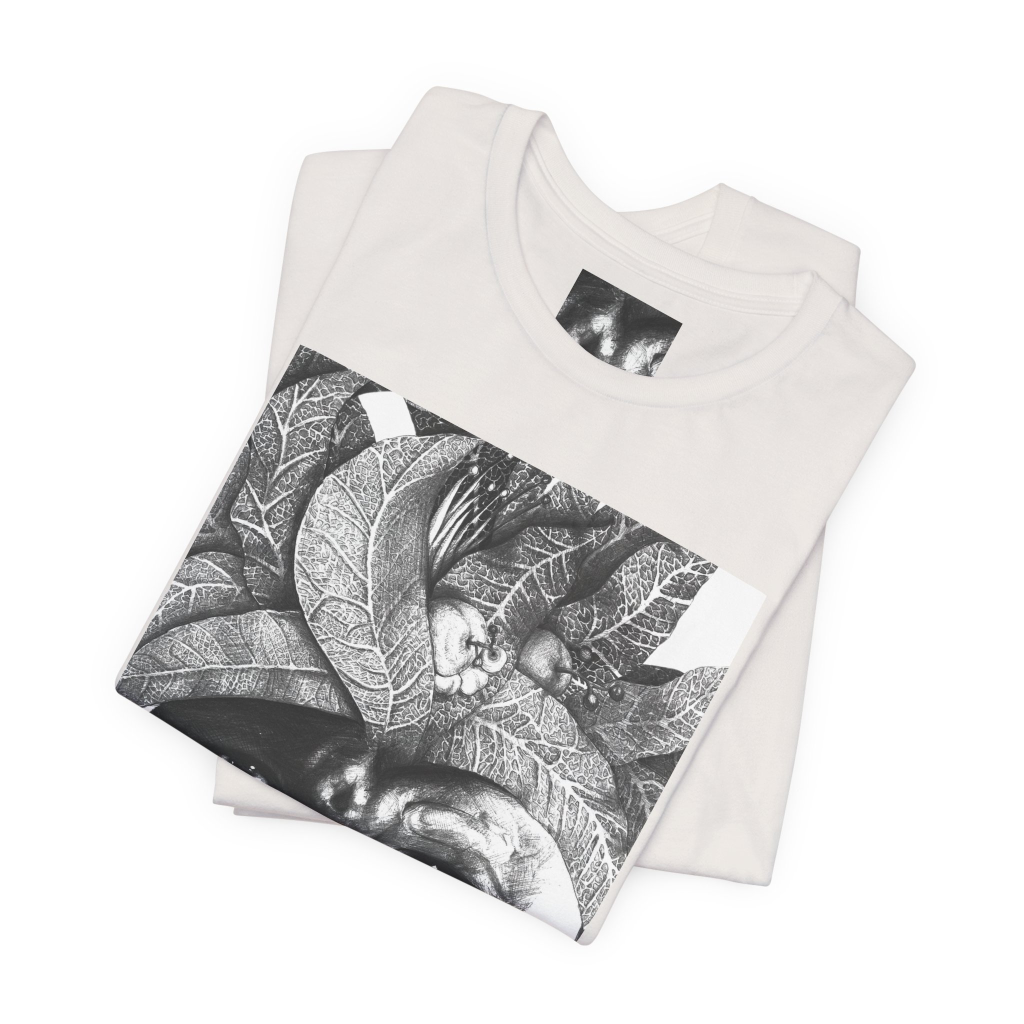 Tribal Portrait Tee — Monochrome Indigenous Face Art Graphic T-Shirt - Image 23