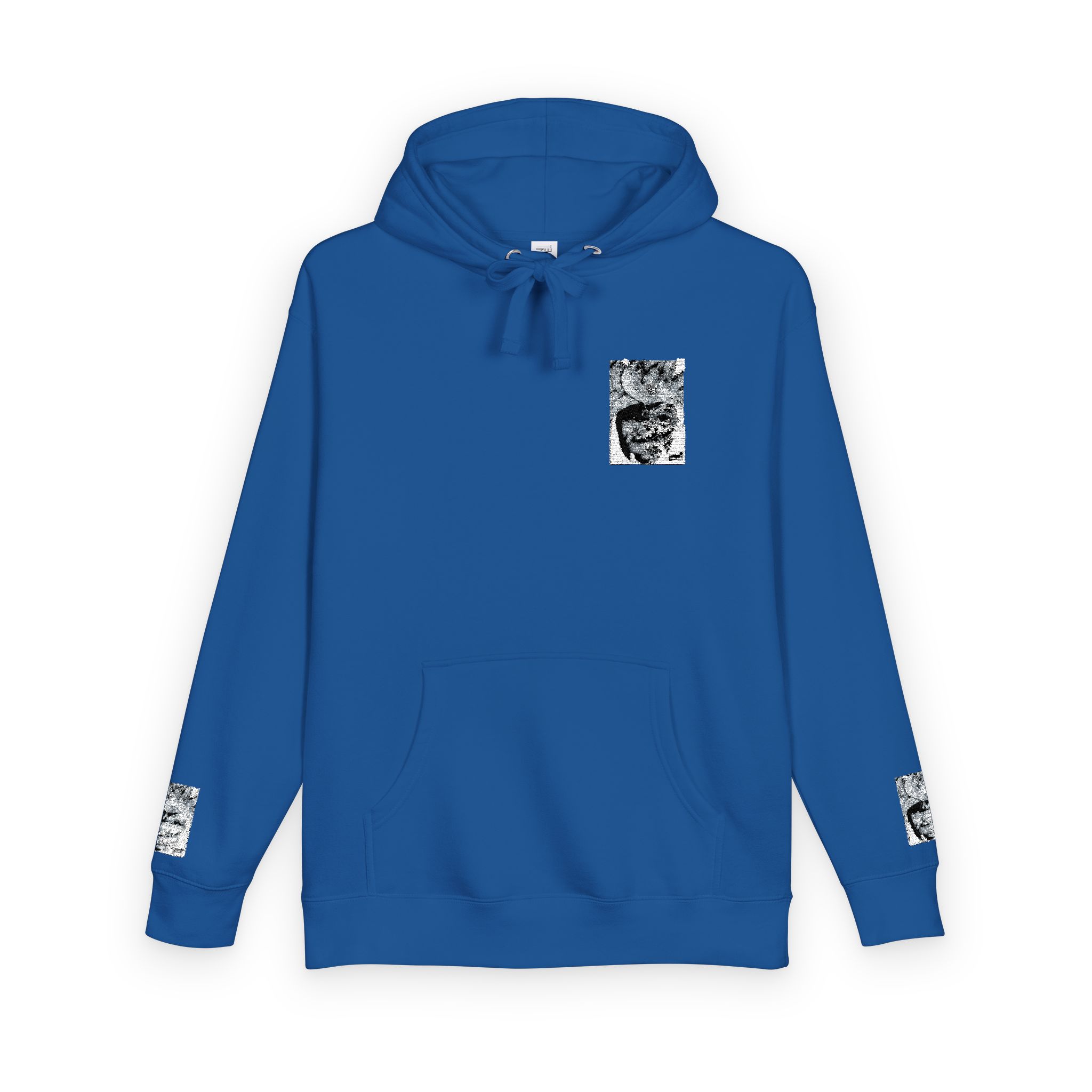 Marble Pocket Graphic Hoodie — Coral Streetwear Pullover - Image 34