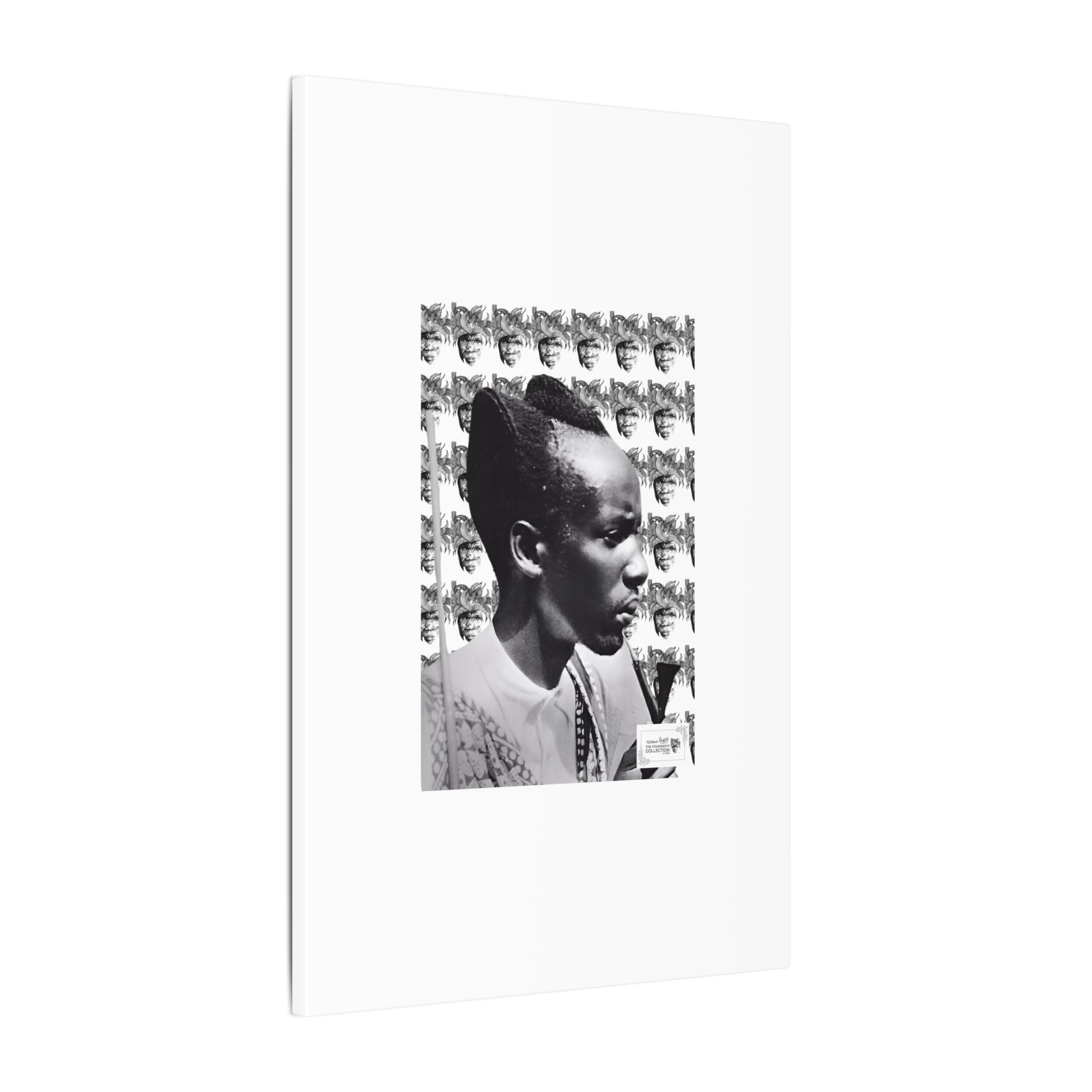 Matte Canvas Print — Black & White Portrait Art (Stretched) - Image 182