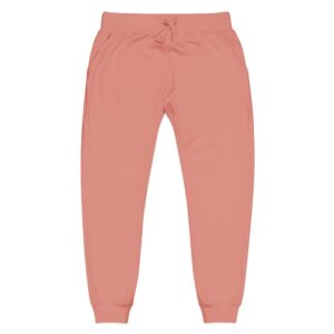 Embroidered Sequin Patch Sweatpants — Cozy Coral Joggers