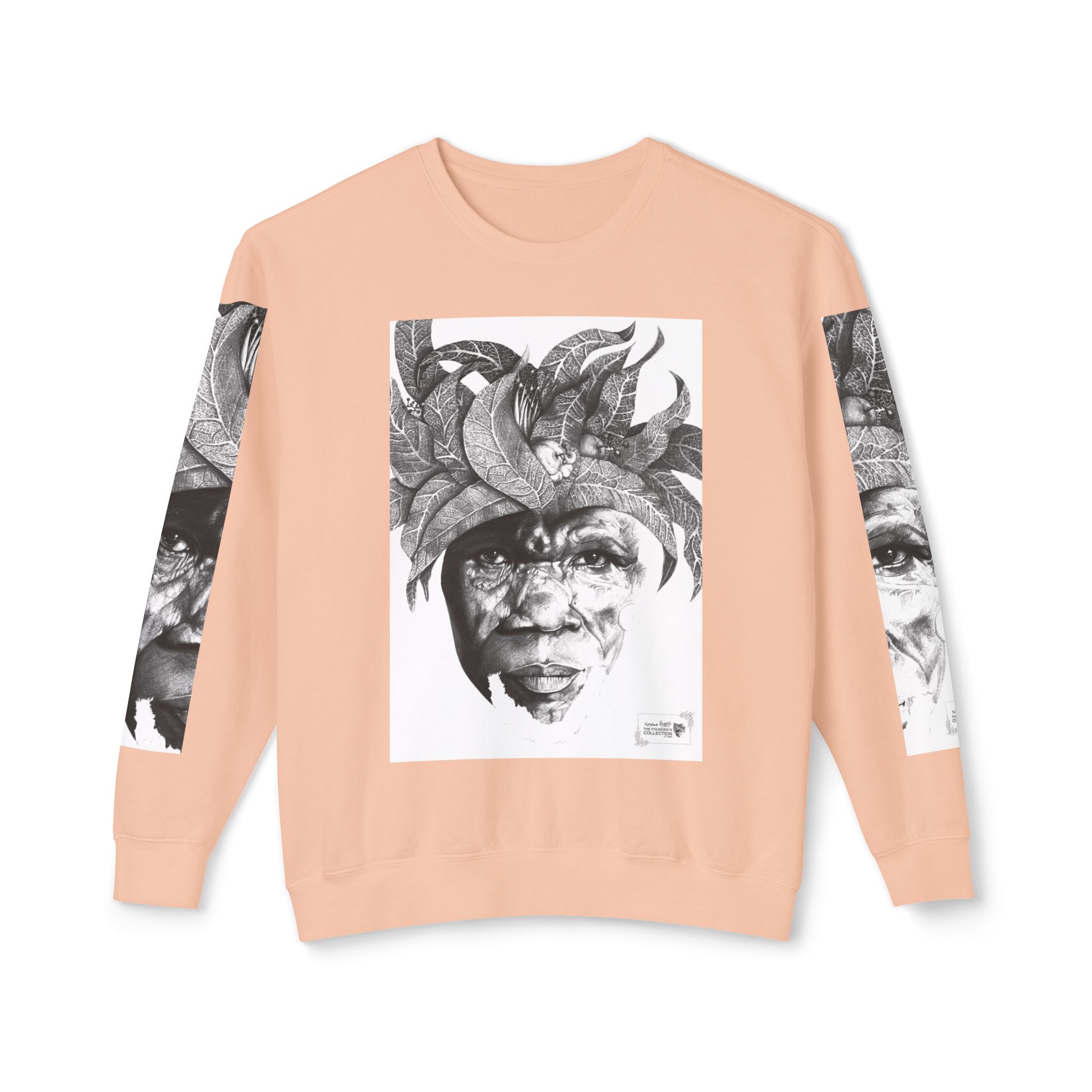 The Original Sunman: Softness & Sustainable Vision - Unisex Lightweight Crewneck Sweatshirt - By Siphiwe Ngwenya - Image 9