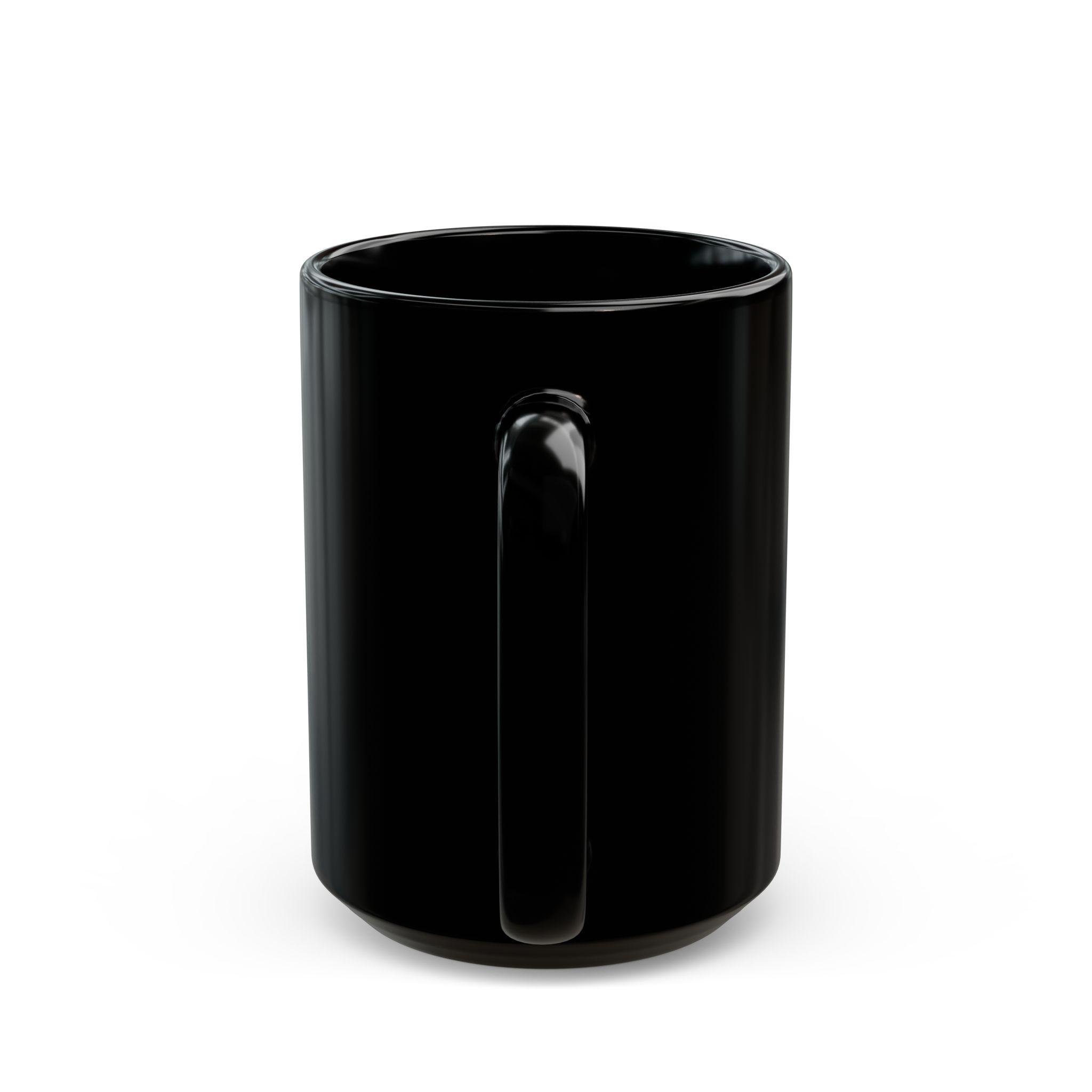 Black Ceramic Mug — Botanical Sketch with Turquoise Berries (11oz & 15oz) - Image 8