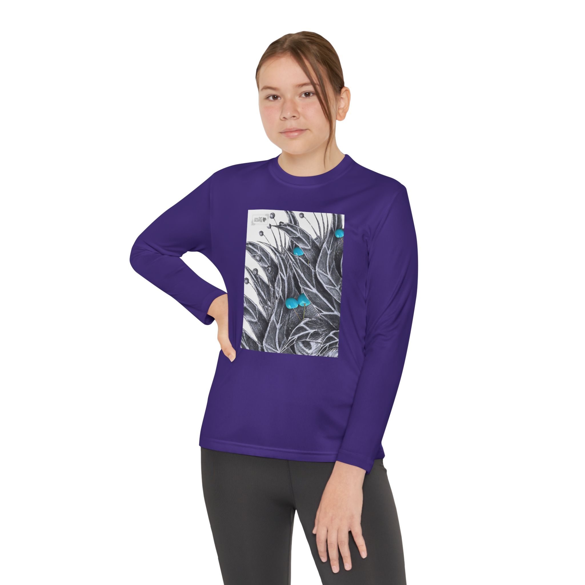 Youth Long Sleeve Competitor Tee - Image 56