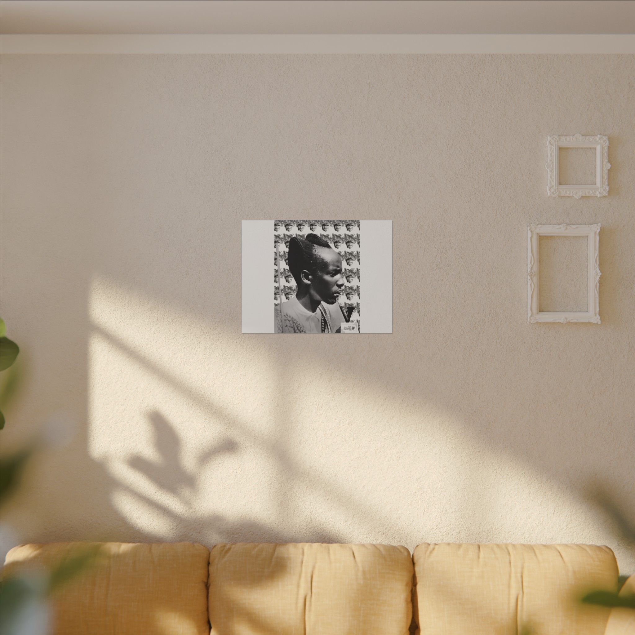 Matte Canvas Print — Black & White Portrait Art (Stretched) - Image 175