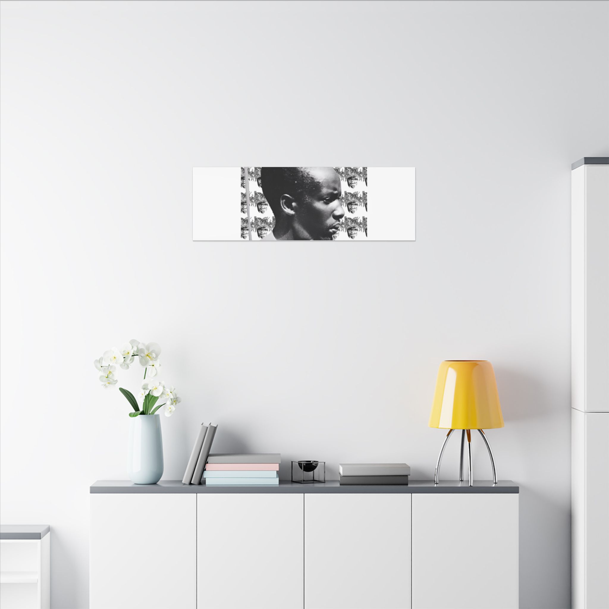 Matte Canvas Print — Black & White Portrait Art (Stretched) - Image 224