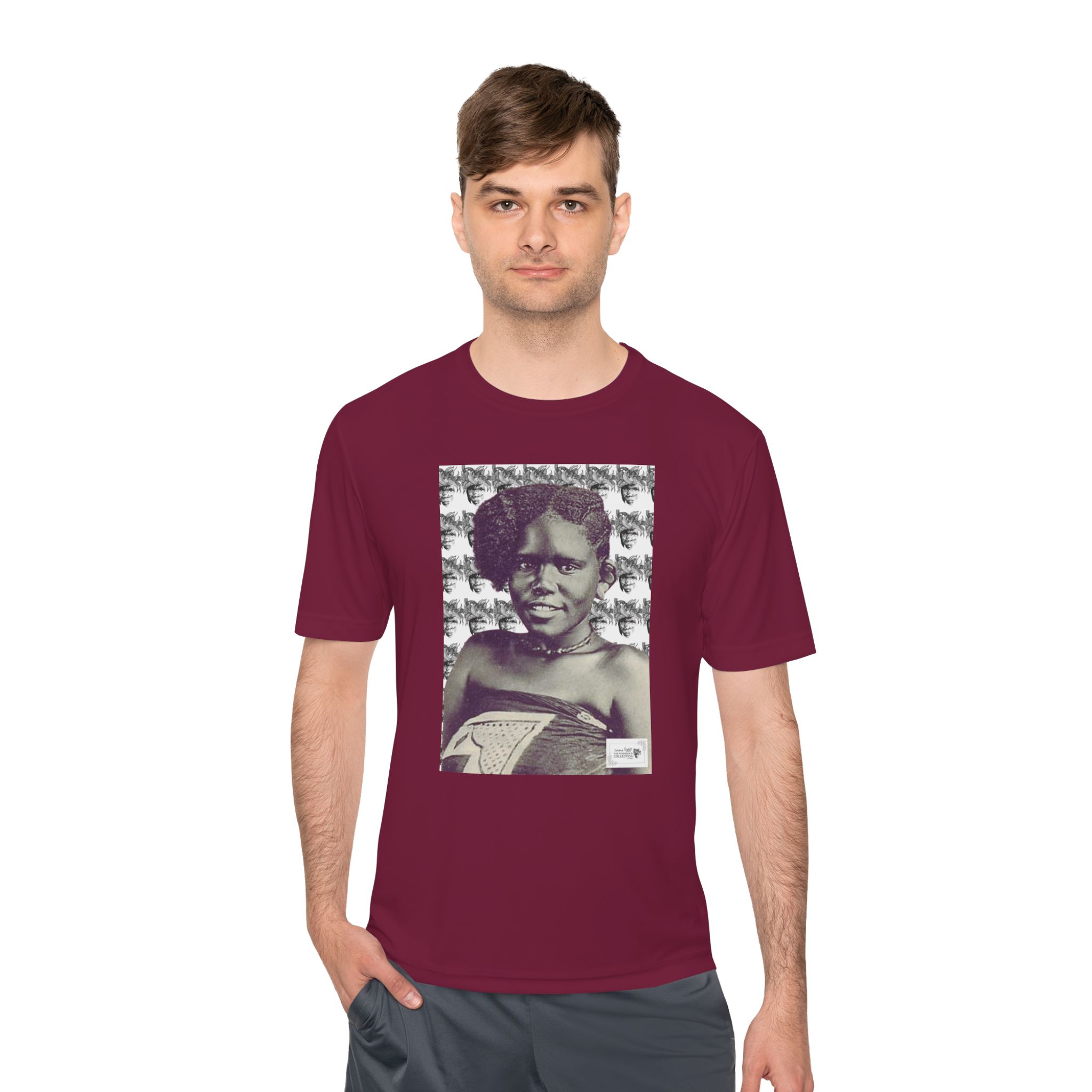 Graphic Tee — Vintage Portrait Black & White Photo Print - Image 47
