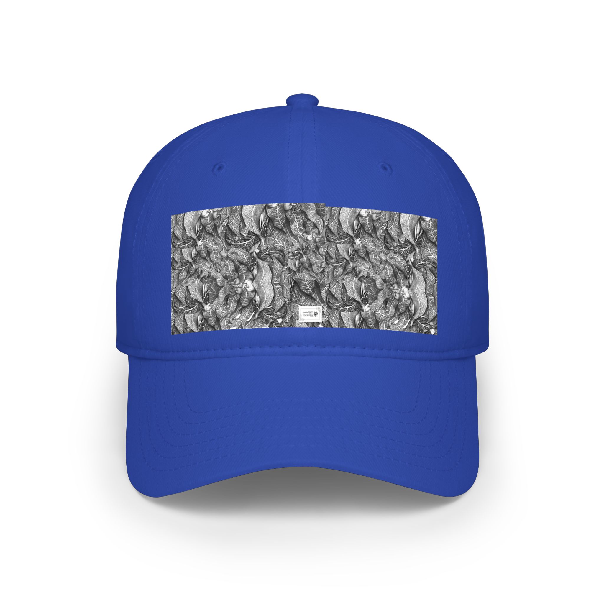 Low Profile Baseball Cap with Grayscale Marble Patch — Minimalist Streetwear Hat - Image 17