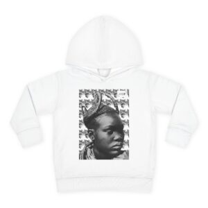 Toddler Hoodie with Retro Portrait Graphic