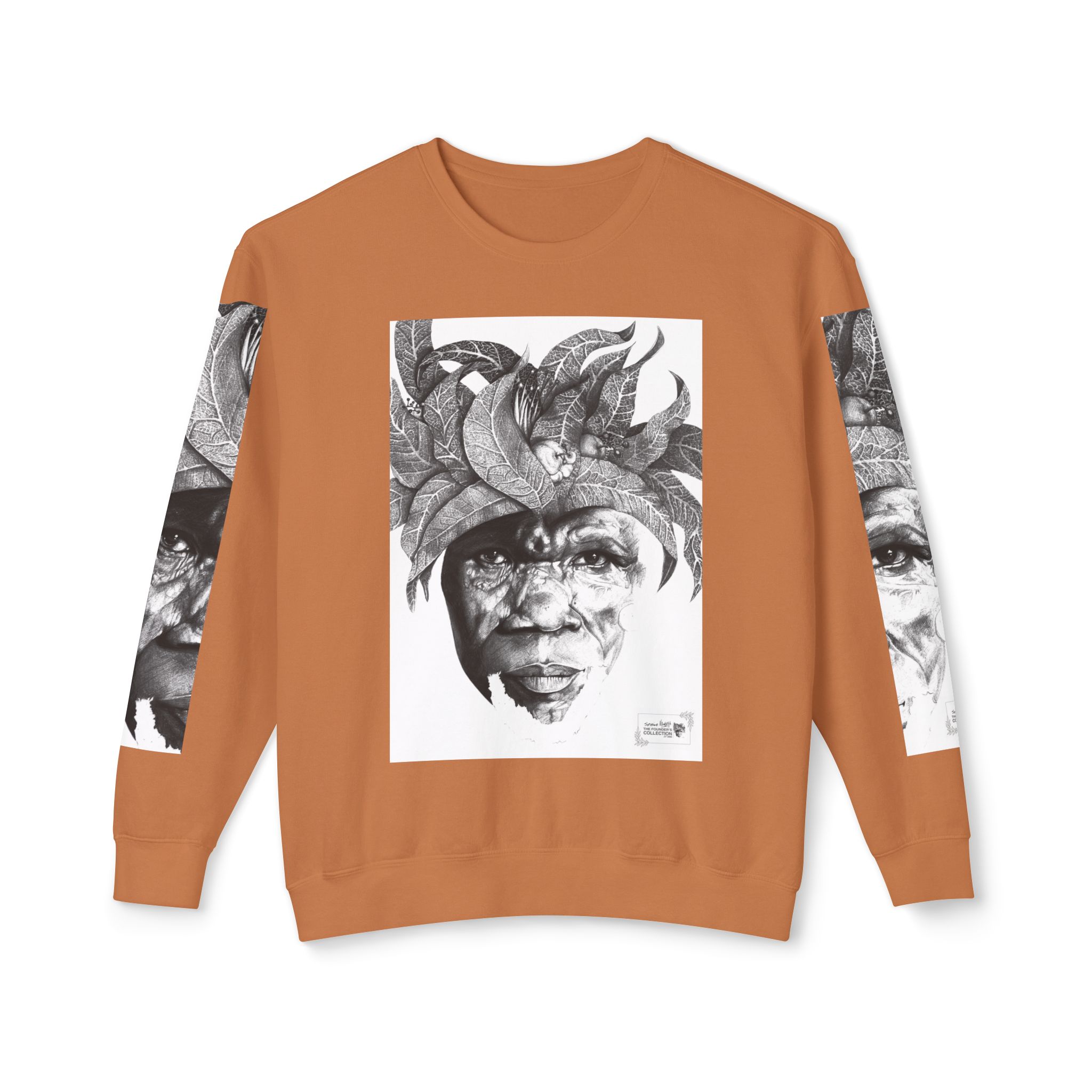 The Original Sunman: Softness & Sustainable Vision - Unisex Lightweight Crewneck Sweatshirt - By Siphiwe Ngwenya - Image 13