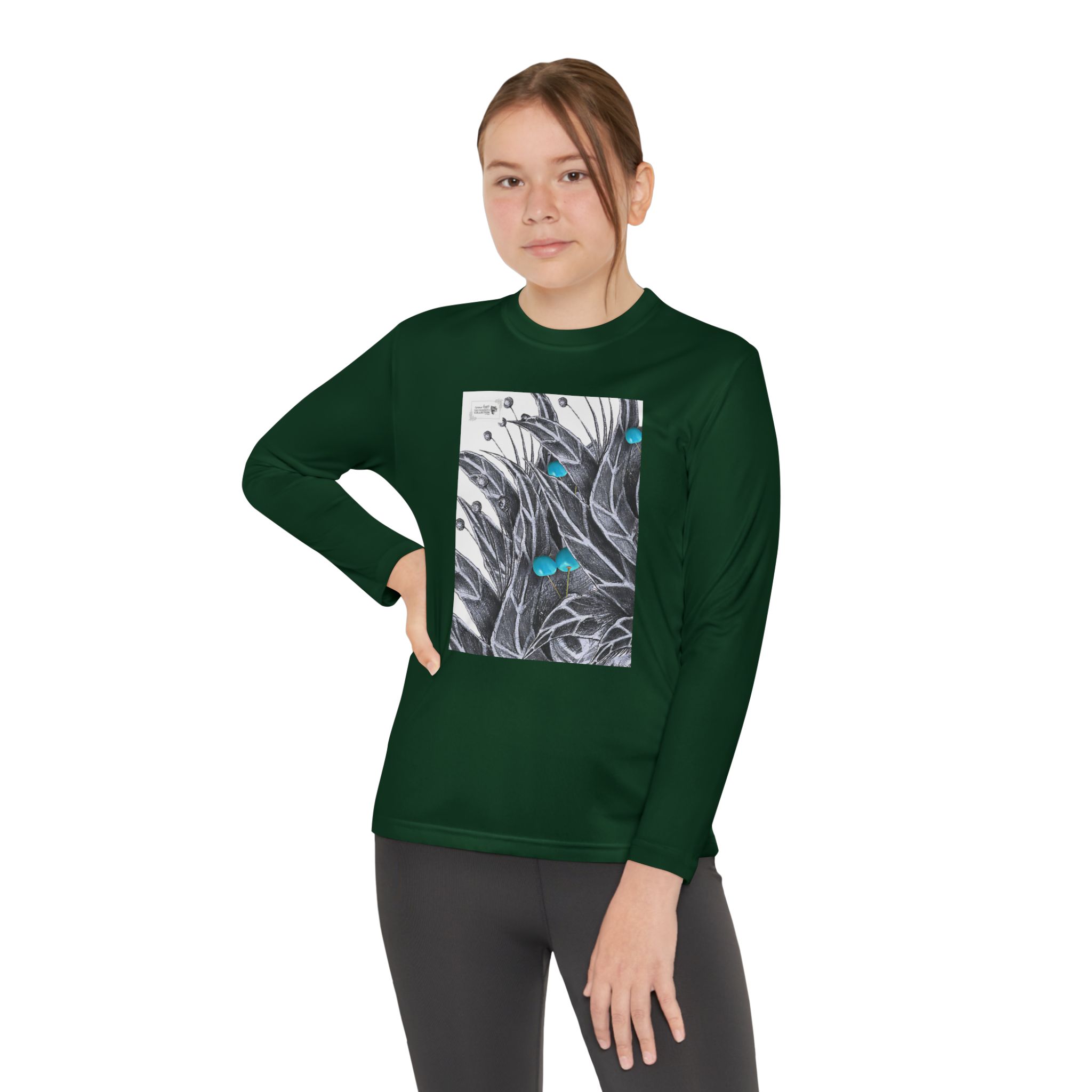 Youth Long Sleeve Competitor Tee - Image 36