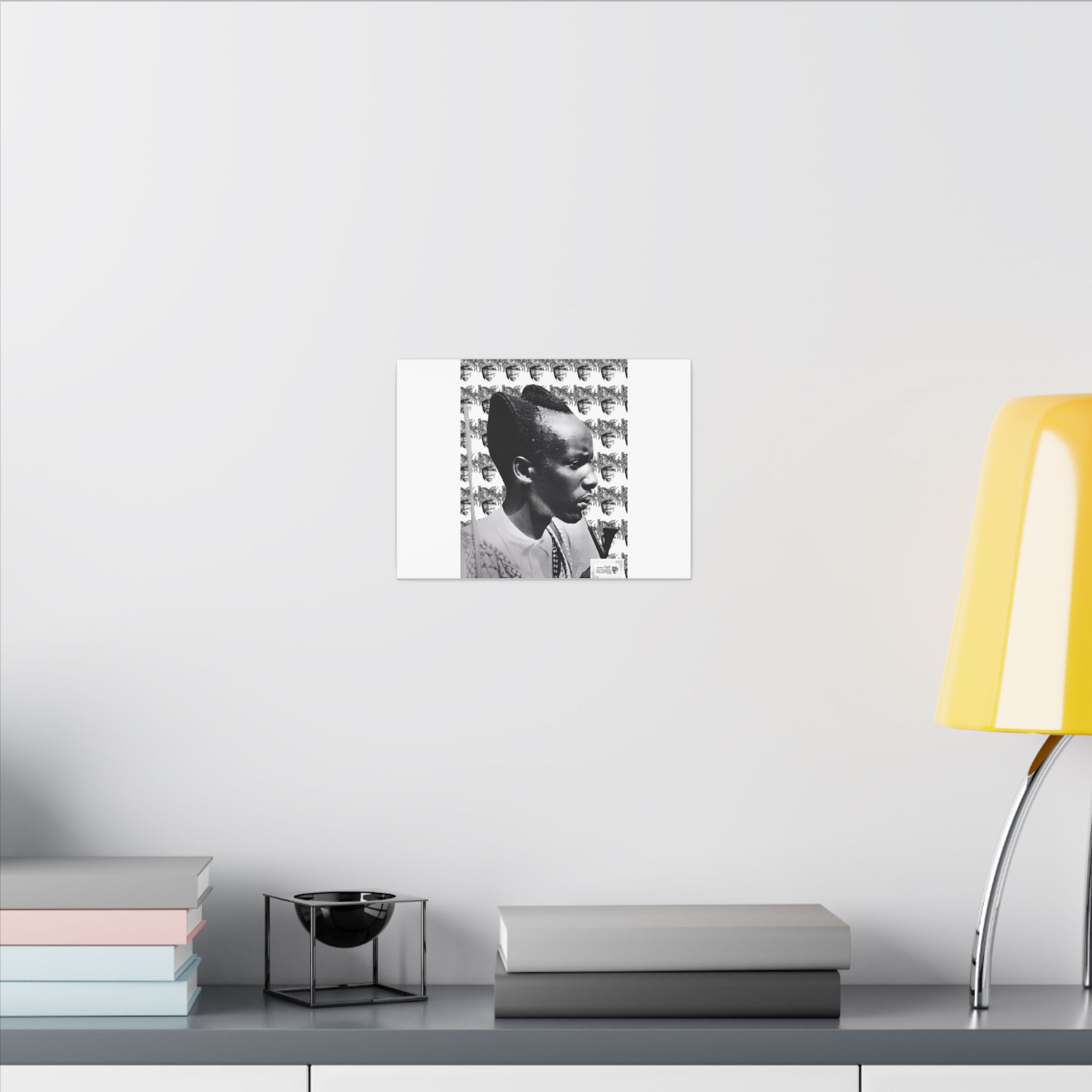 Matte Canvas Print — Black & White Portrait Art (Stretched) - Image 164