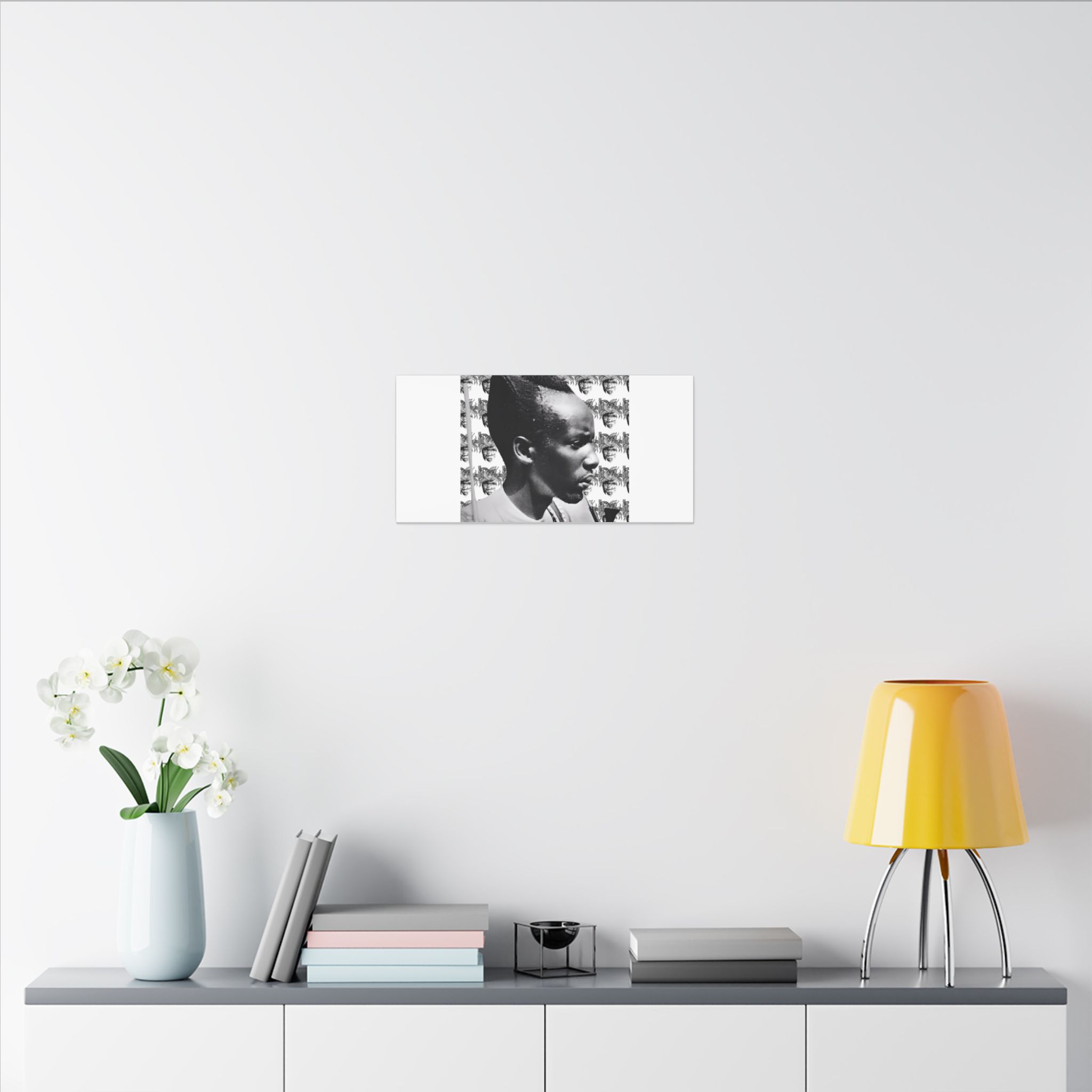 Matte Canvas Print — Black & White Portrait Art (Stretched) - Image 232