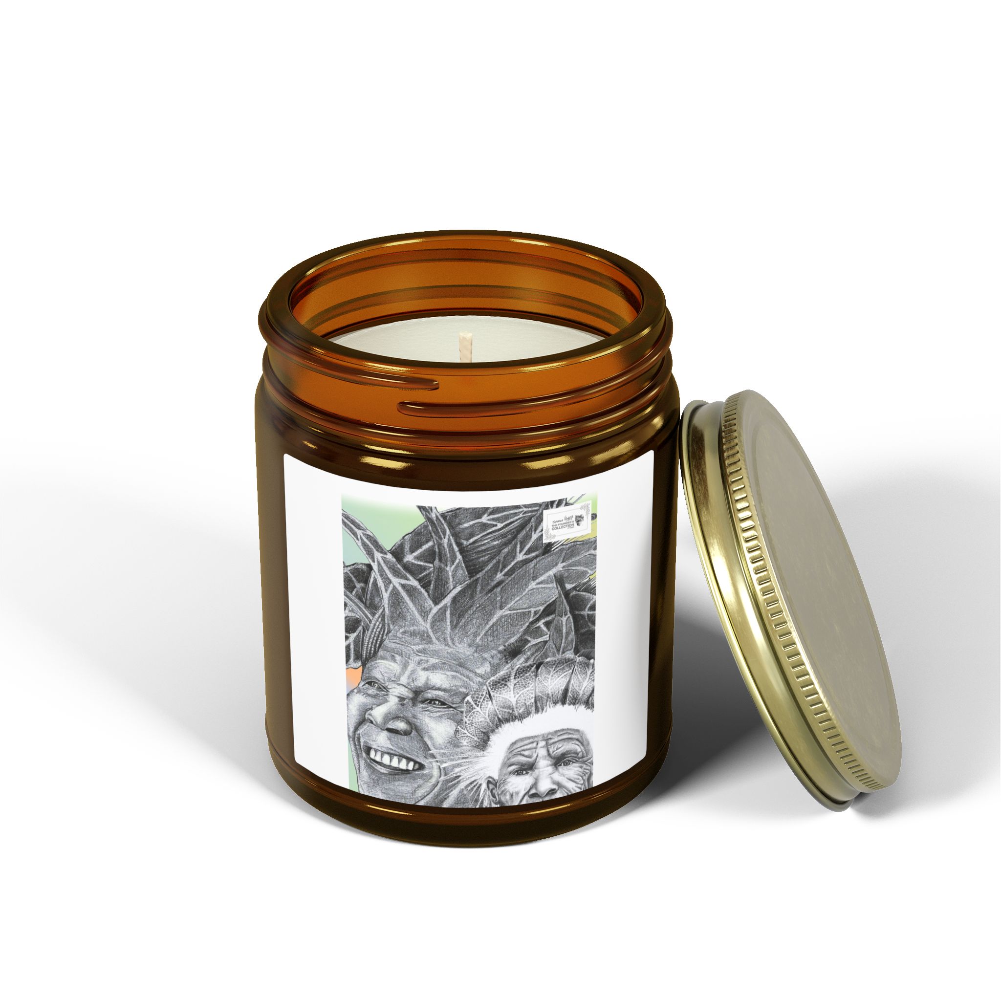Coconut Apricot Scented Candle (4oz/9oz) — Tropical, Sweet & Clean Wax Jar - Image 102