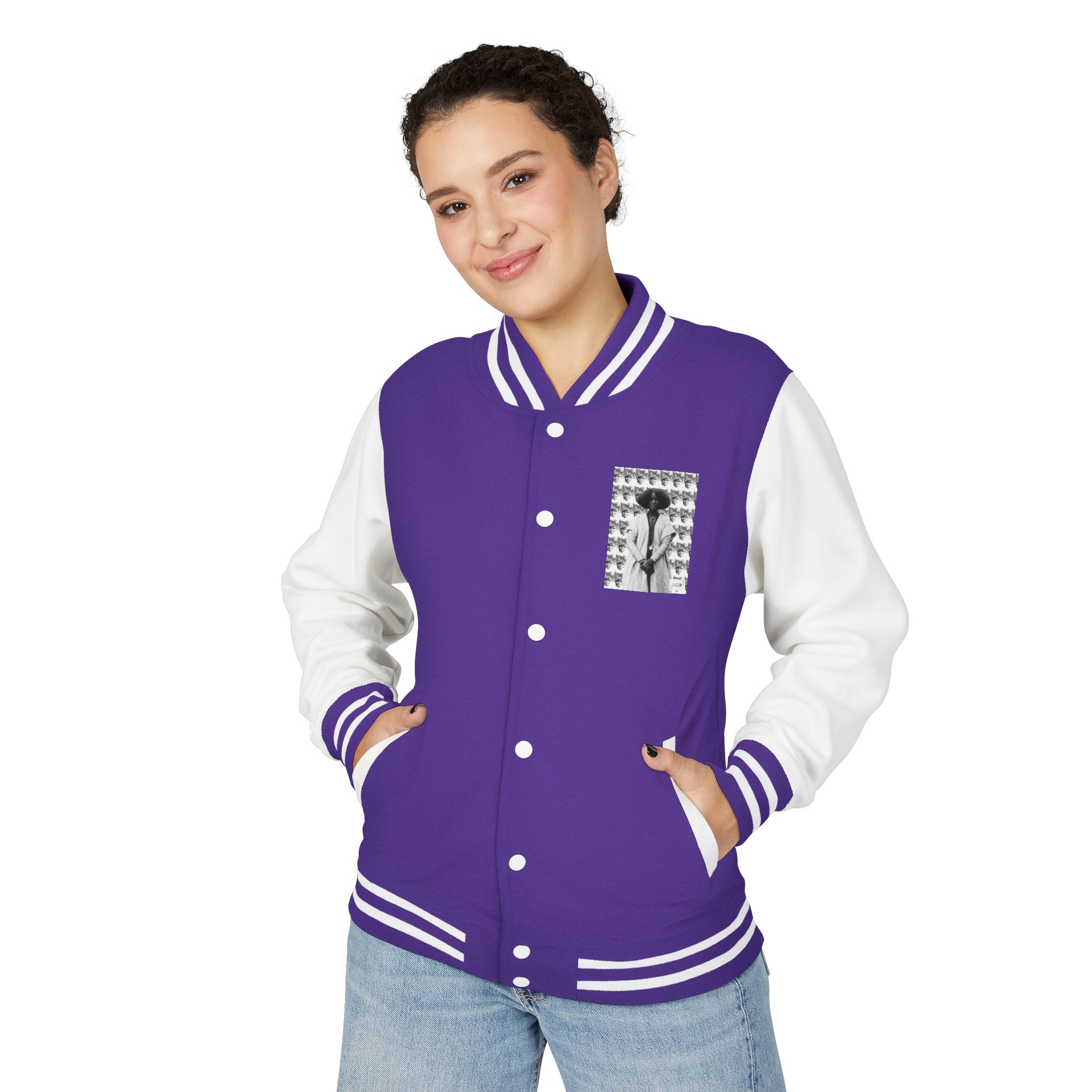 Unisex Heavyweight Letterman Jacket - Image 15