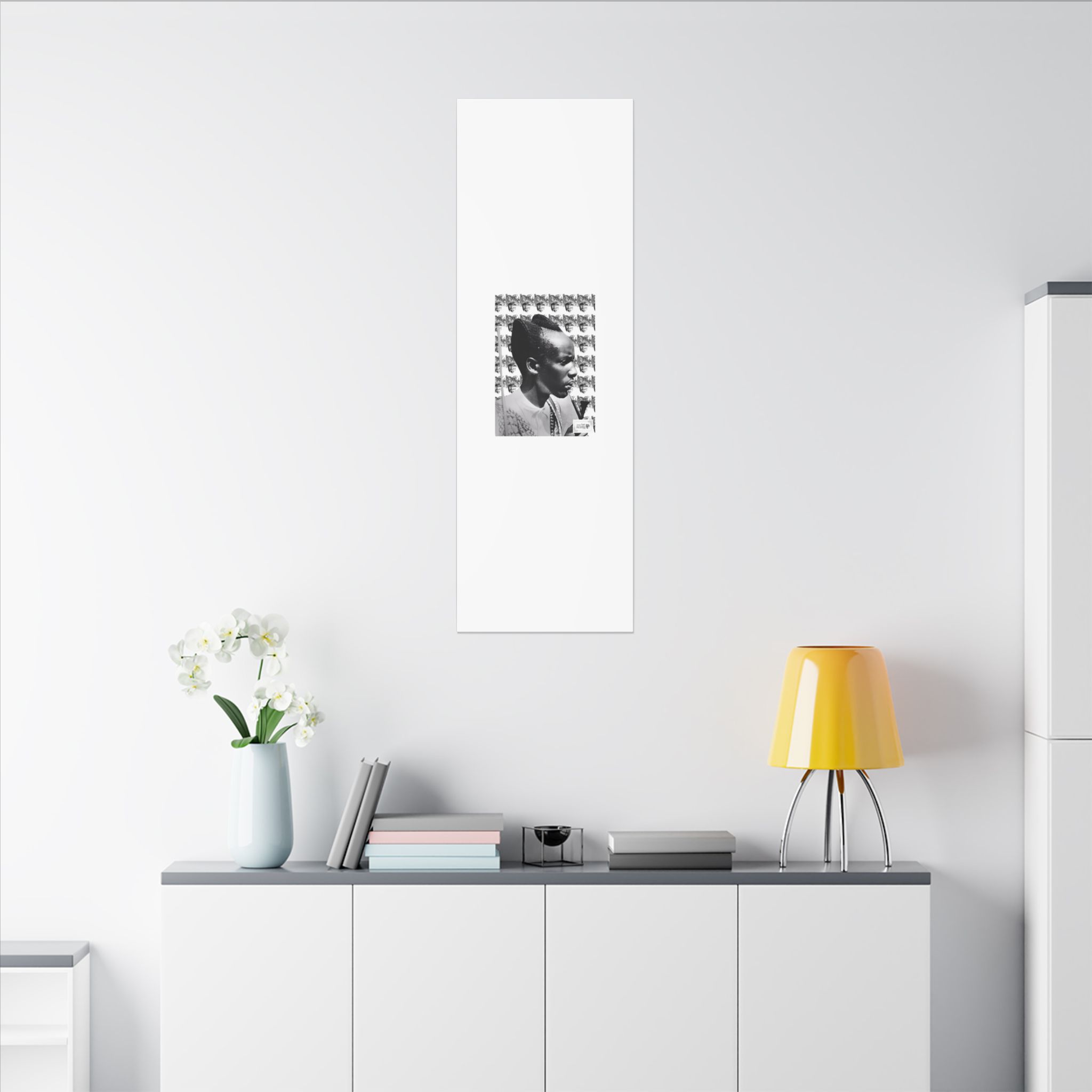 Matte Canvas Print — Black & White Portrait Art (Stretched) - Image 228