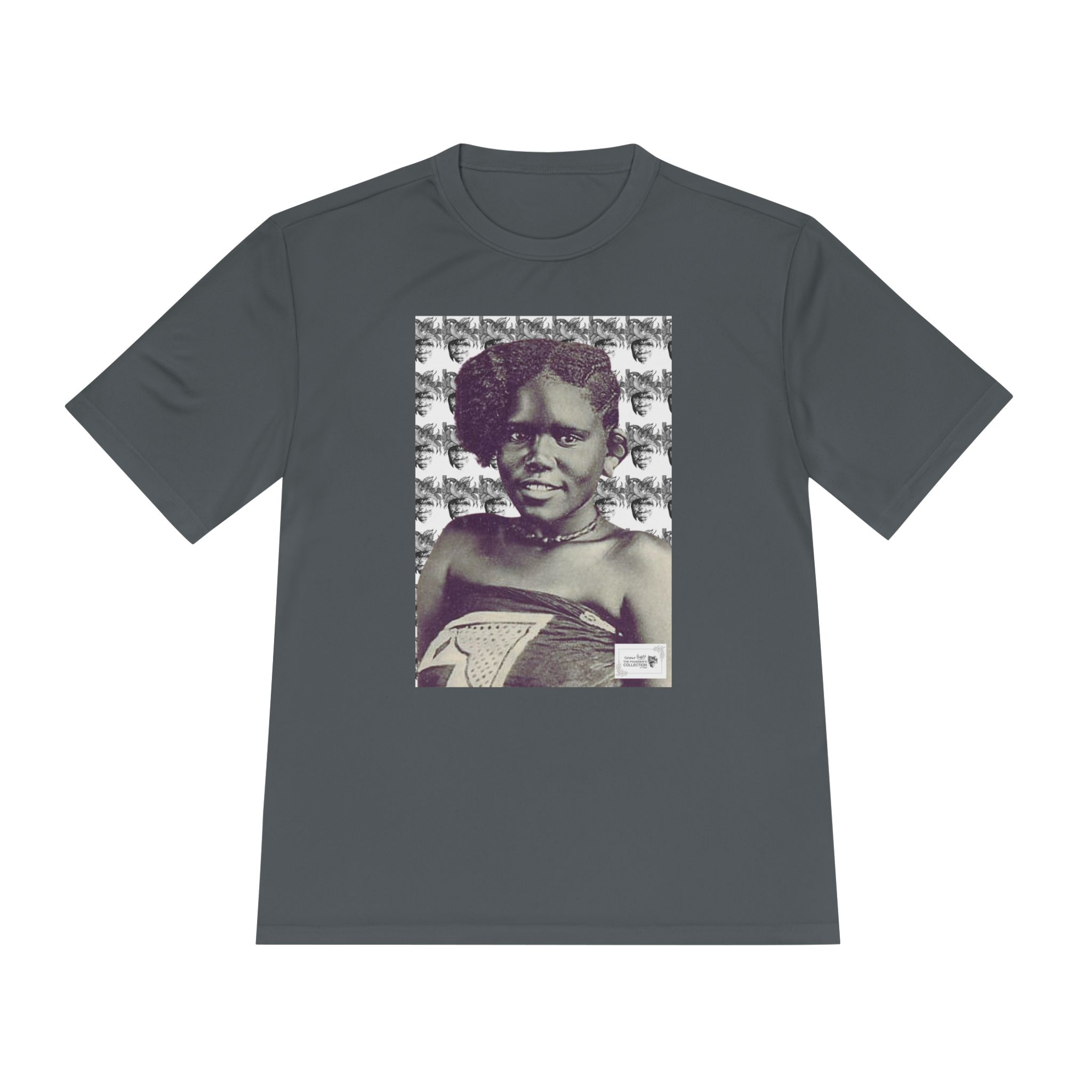 Graphic Tee — Vintage Portrait Black & White Photo Print - Image 13