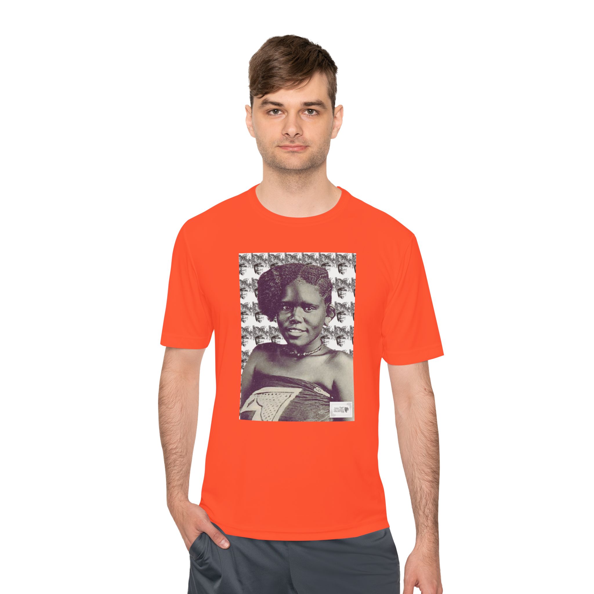 Graphic Tee — Vintage Portrait Black & White Photo Print - Image 11