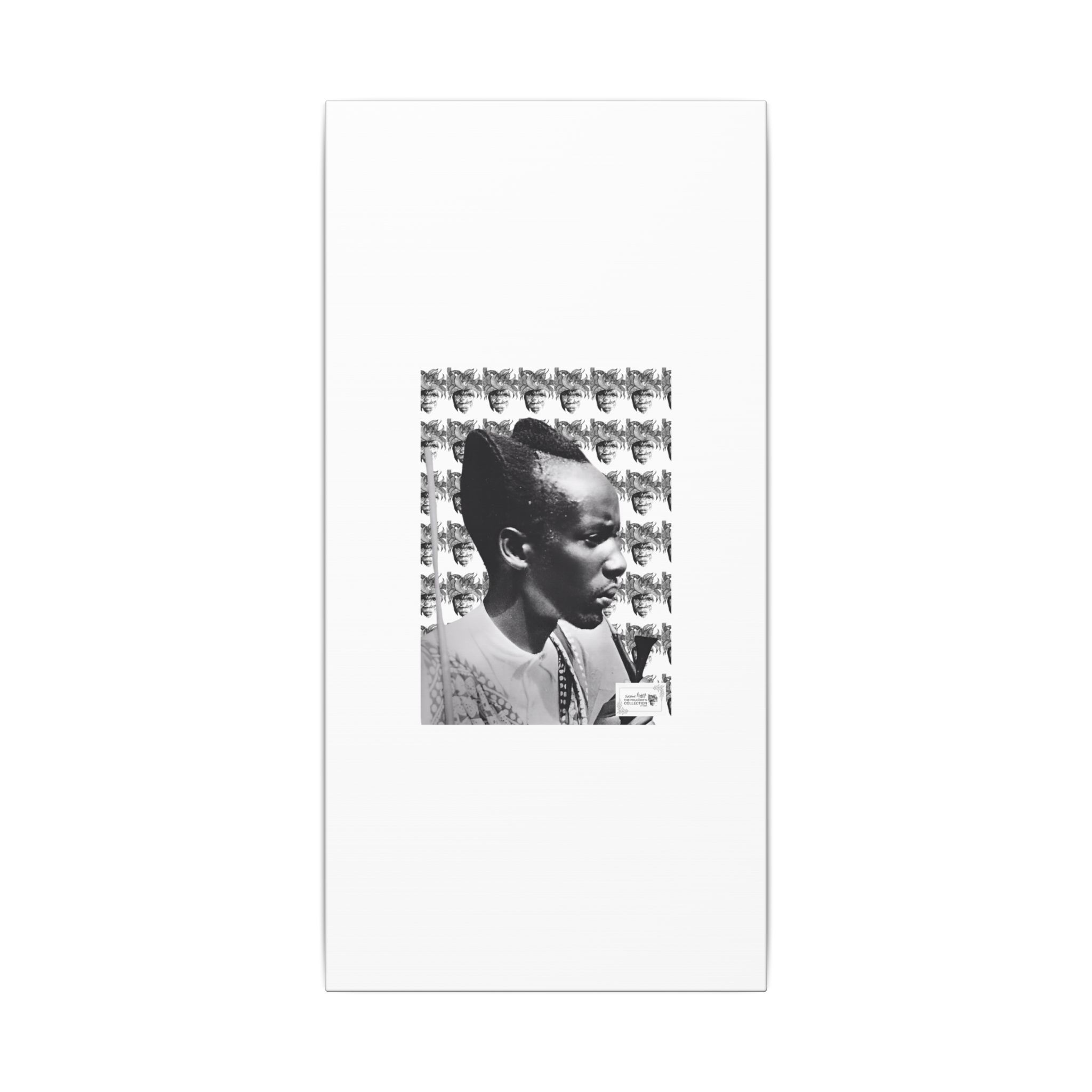 Matte Canvas Print — Black & White Portrait Art (Stretched) - Image 97