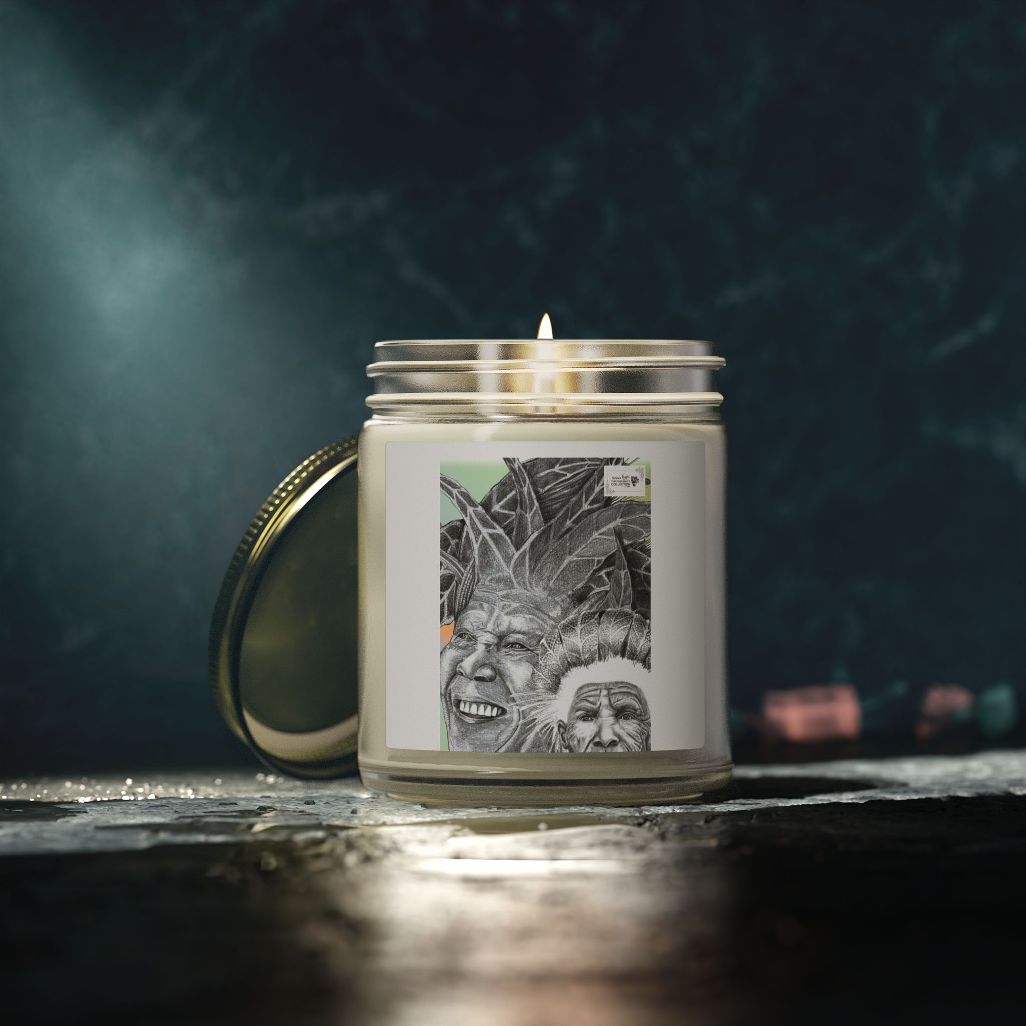 Coconut Apricot Scented Candle (4oz/9oz) — Tropical, Sweet & Clean Wax Jar - Image 52