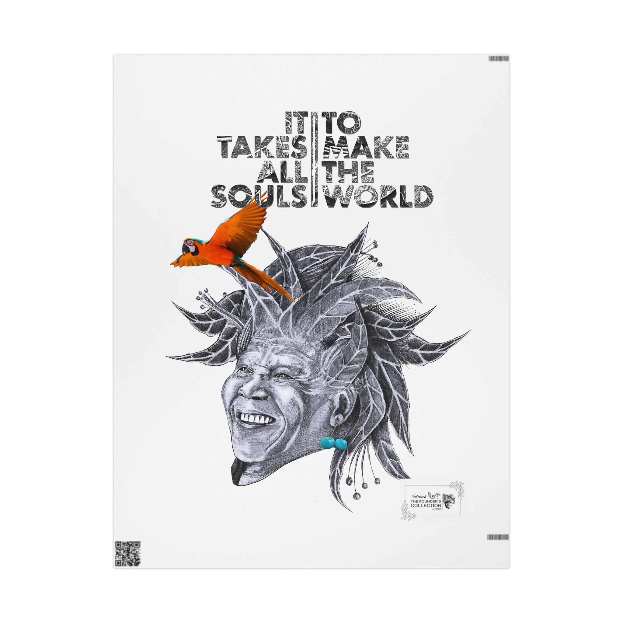 Halloween Werewolf Wrapping Paper Roll — Spooky Monster Gift Wrap with Pumpkin Hat - Image 5