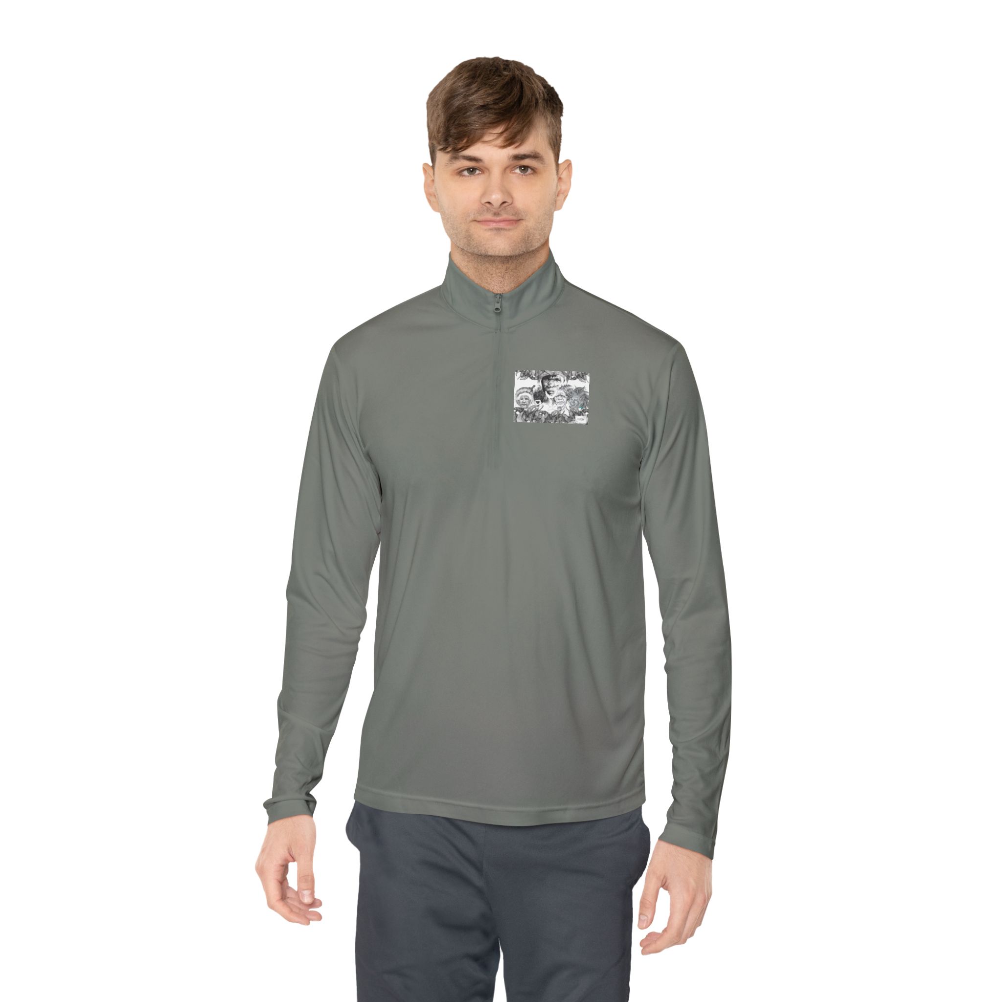 Unisex Quarter-Zip Pullover - Image 16