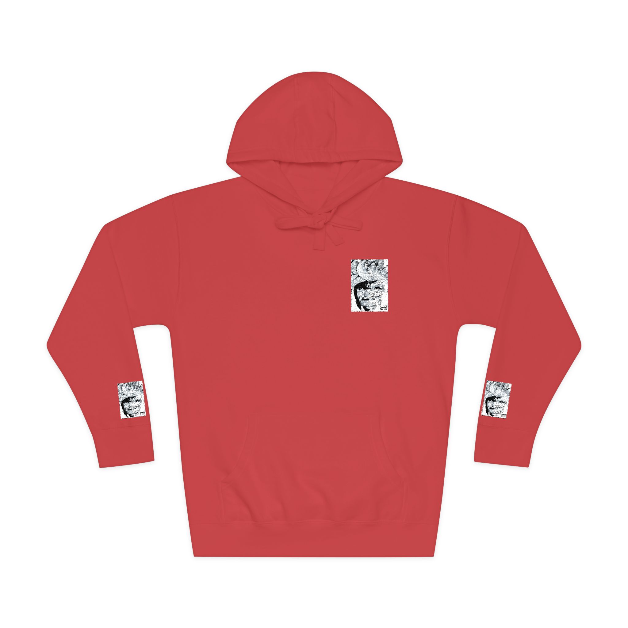 Marble Pocket Graphic Hoodie — Coral Streetwear Pullover - Image 57