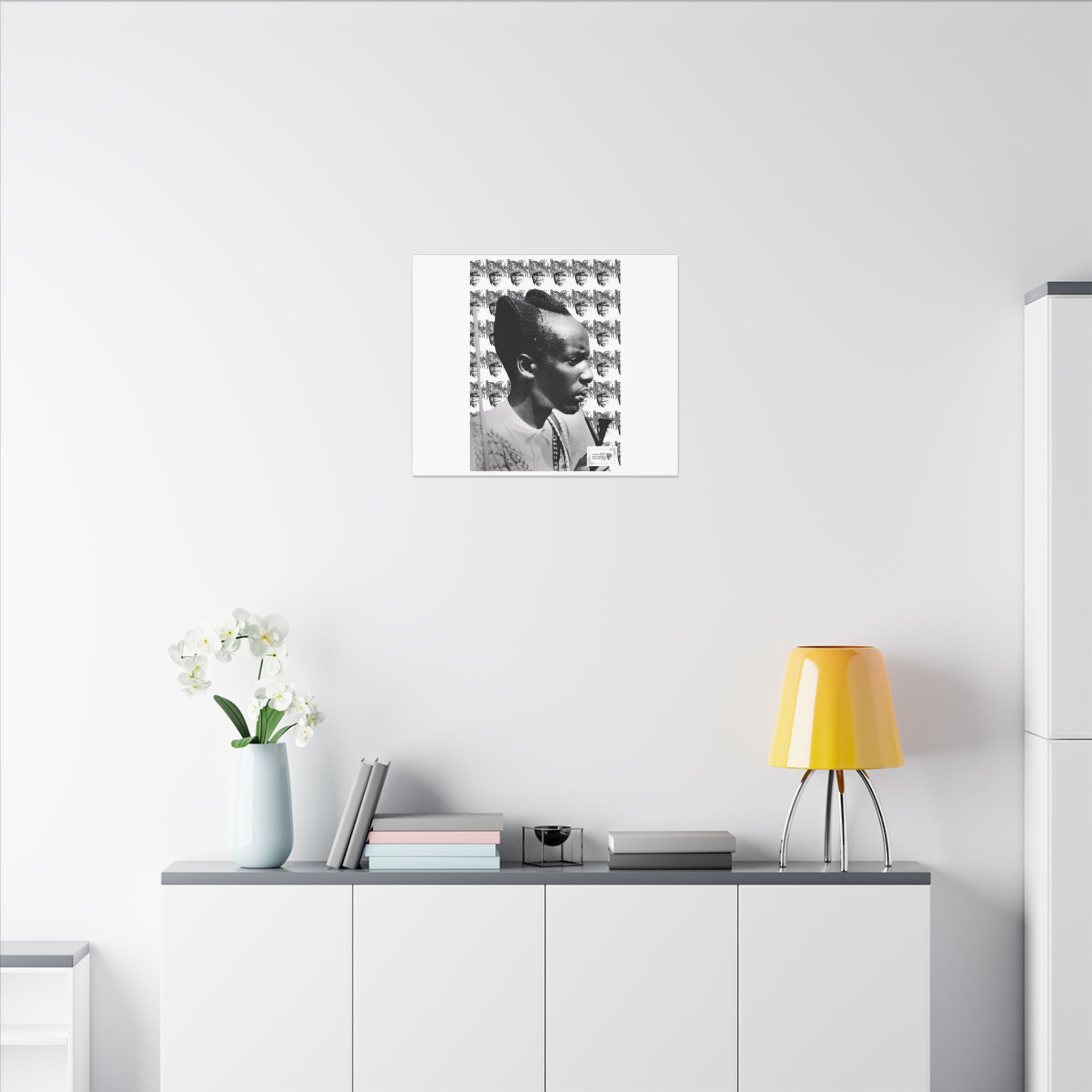 Matte Canvas Print — Black & White Portrait Art (Stretched) - Image 52