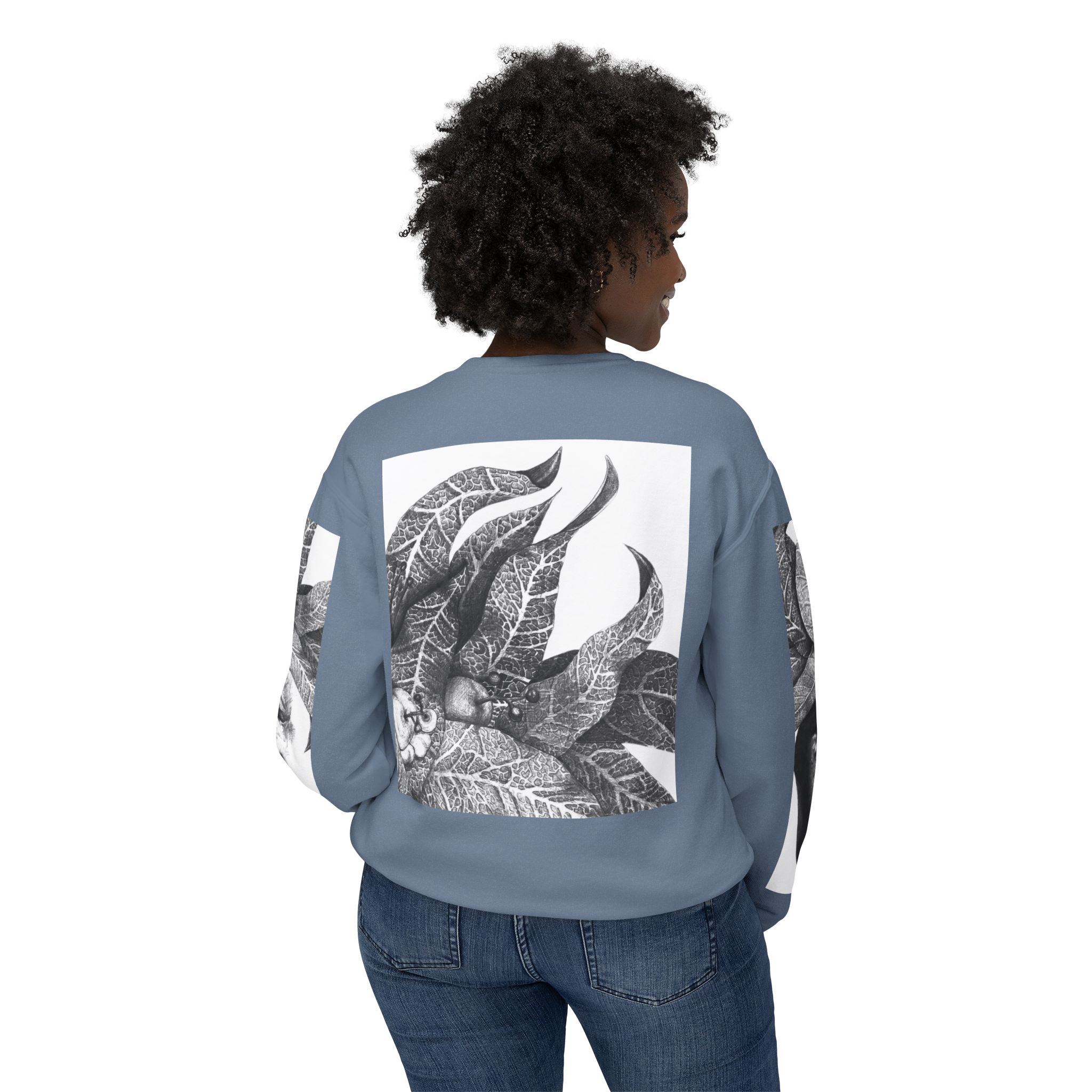 The Original Sunman: Softness & Sustainable Vision - Unisex Lightweight Crewneck Sweatshirt - By Siphiwe Ngwenya - Image 44