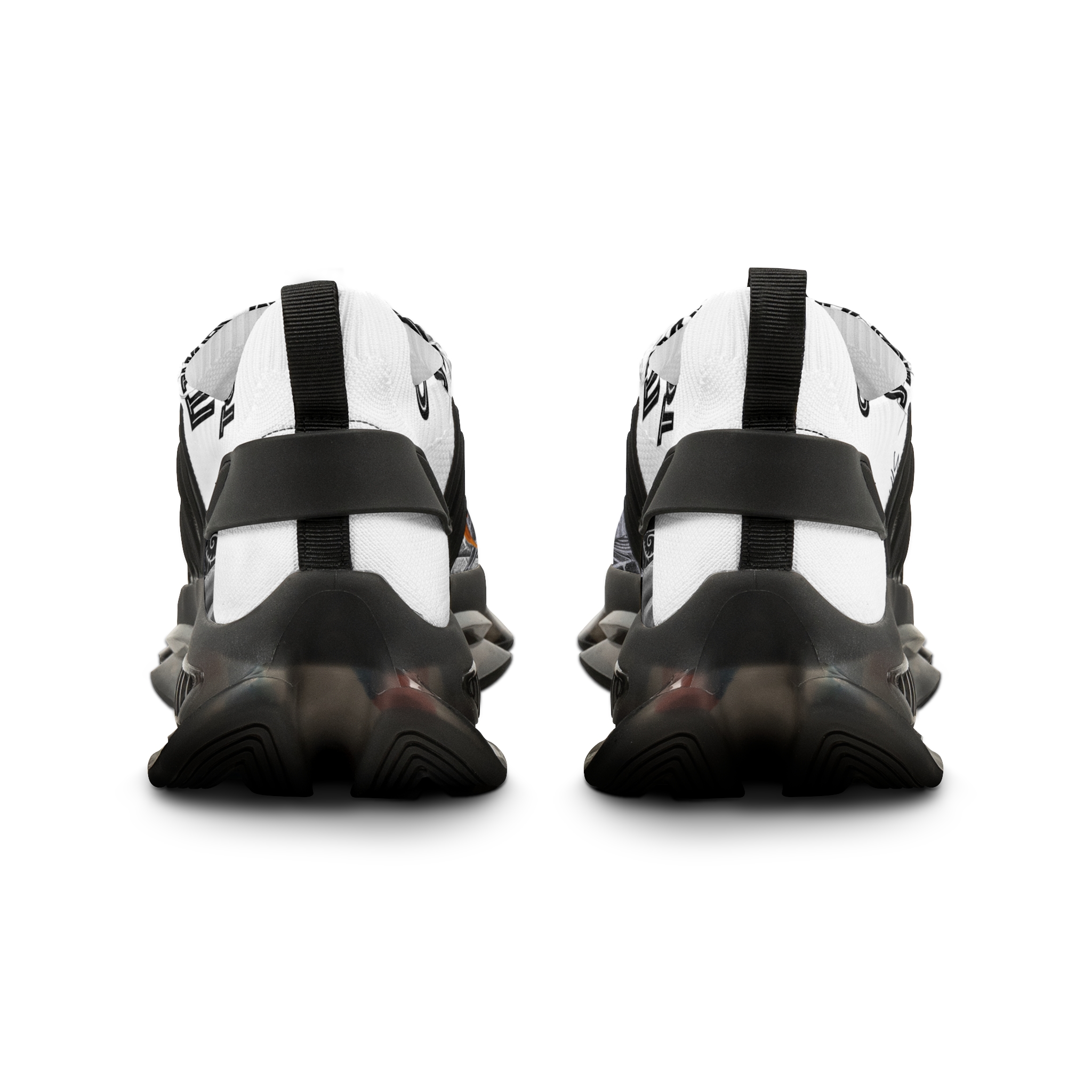 Cardinal Print Men's Mesh Sneakers — Lightweight Athletic Shoes with Red Bird Graphic - Image 7