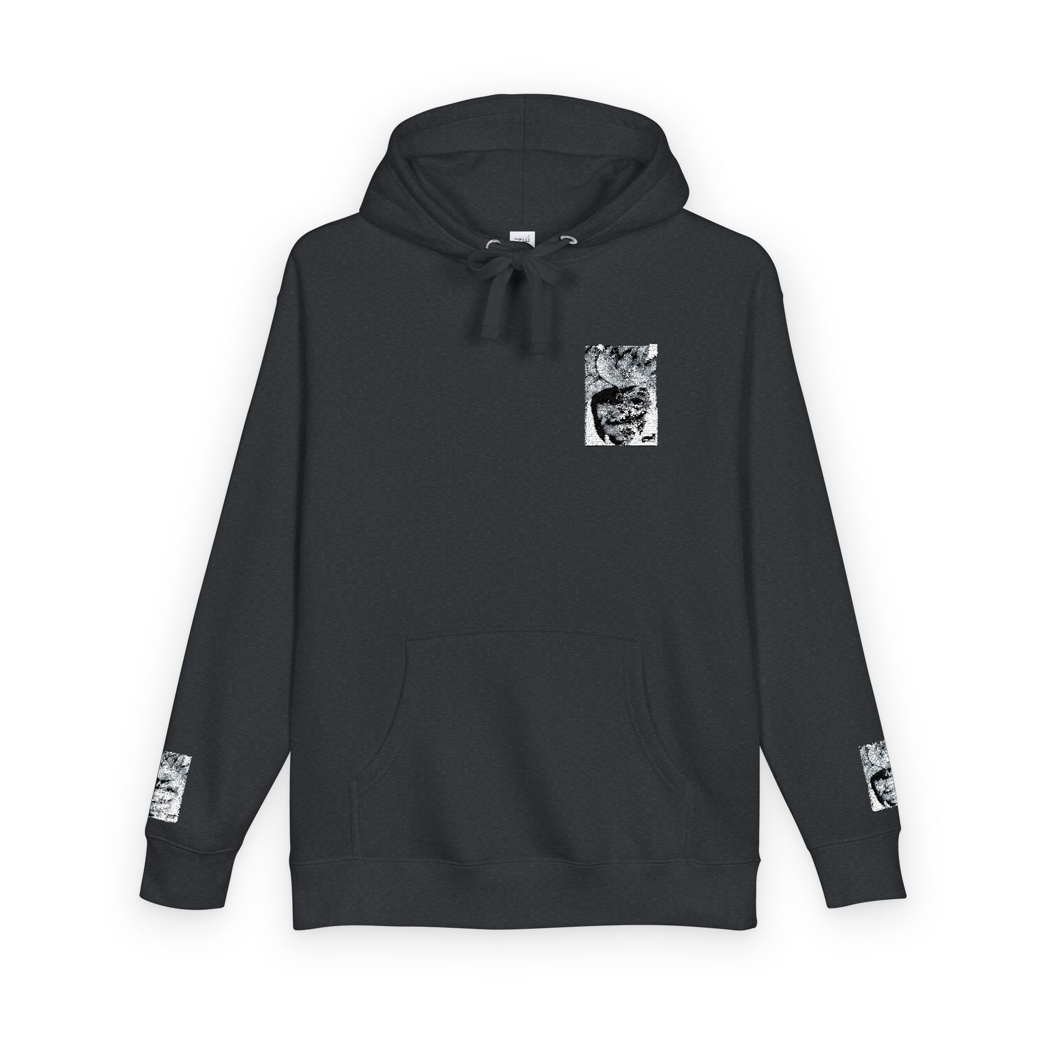 Marble Pocket Graphic Hoodie — Coral Streetwear Pullover - Image 42