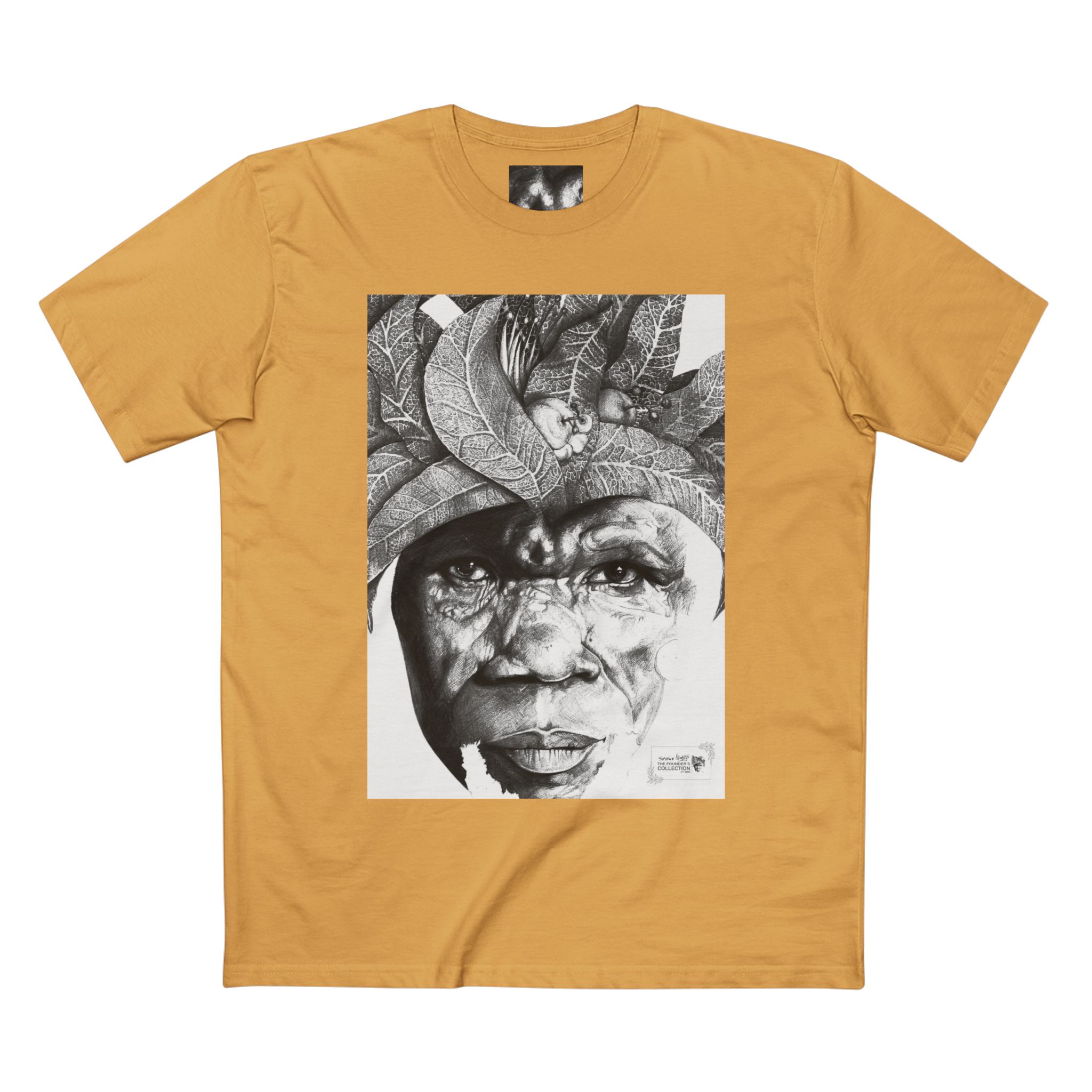 Portrait Tee — Monochrome Tribal Face Art Graphic T-Shirt - Image 29