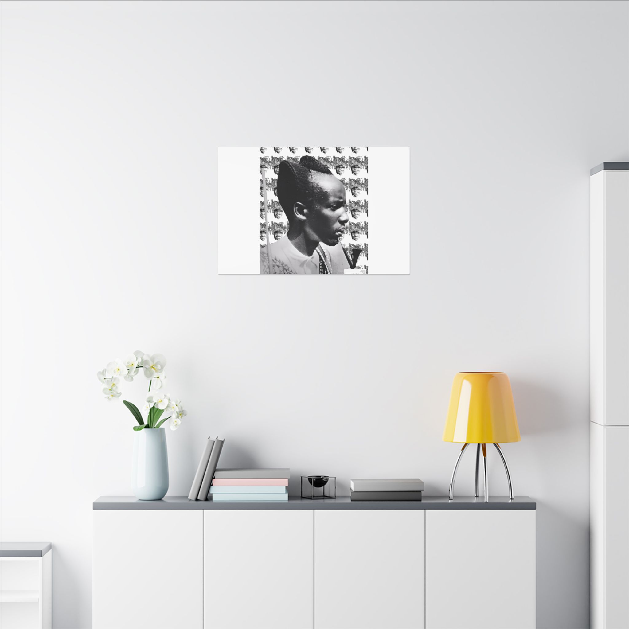 Matte Canvas Print — Black & White Portrait Art (Stretched) - Image 20
