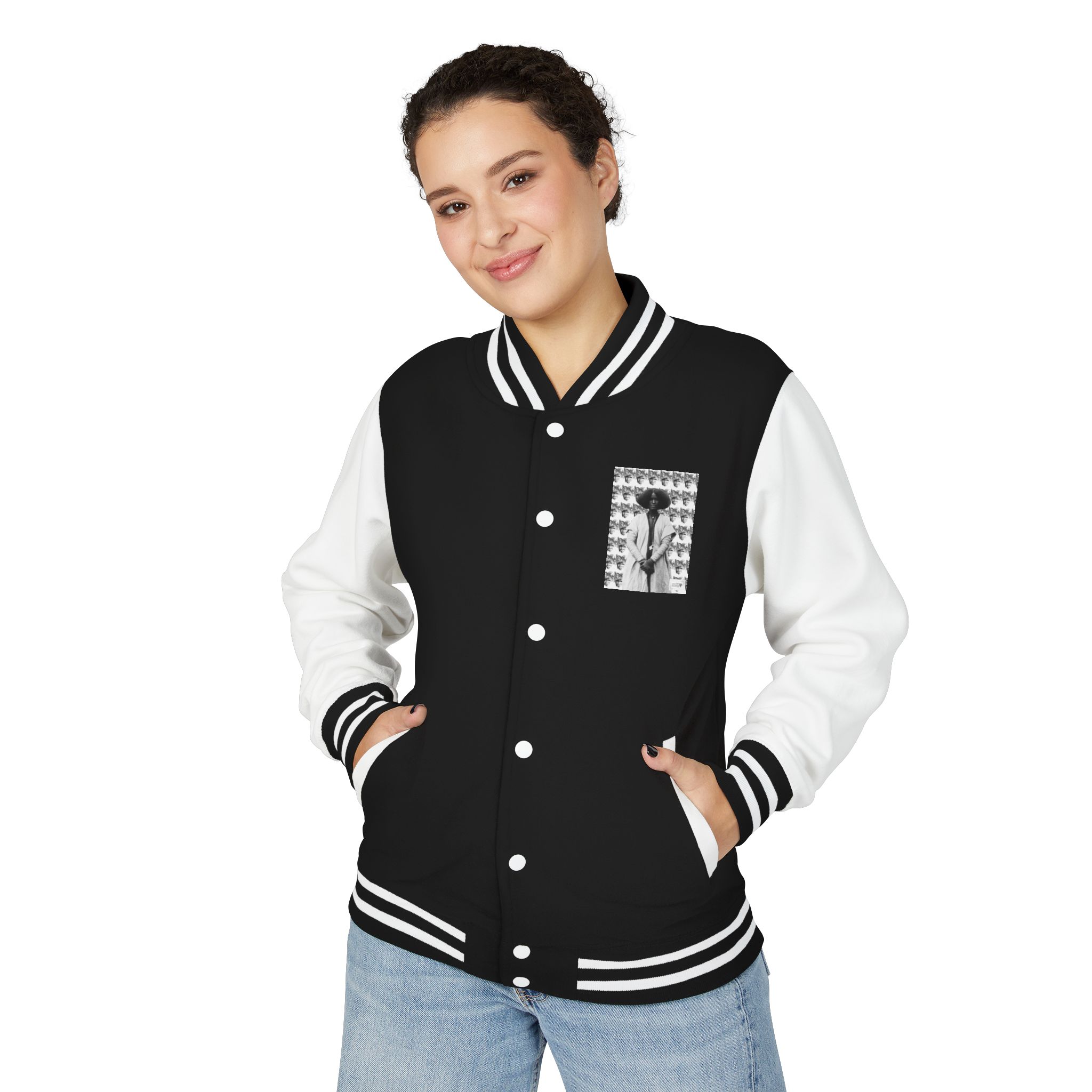 Unisex Heavyweight Letterman Jacket - Image 11