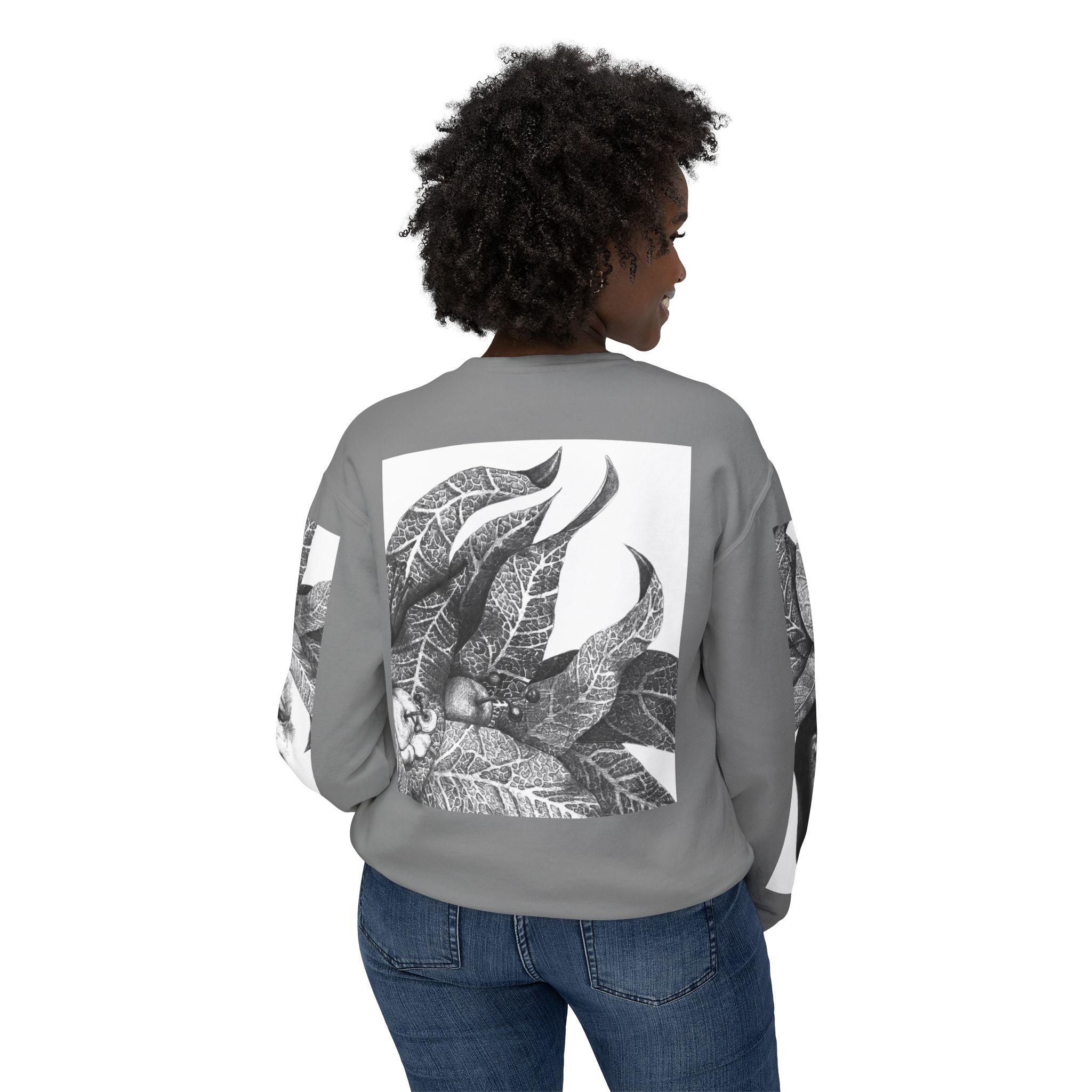 The Original Sunman: Softness & Sustainable Vision - Unisex Lightweight Crewneck Sweatshirt - By Siphiwe Ngwenya - Image 32