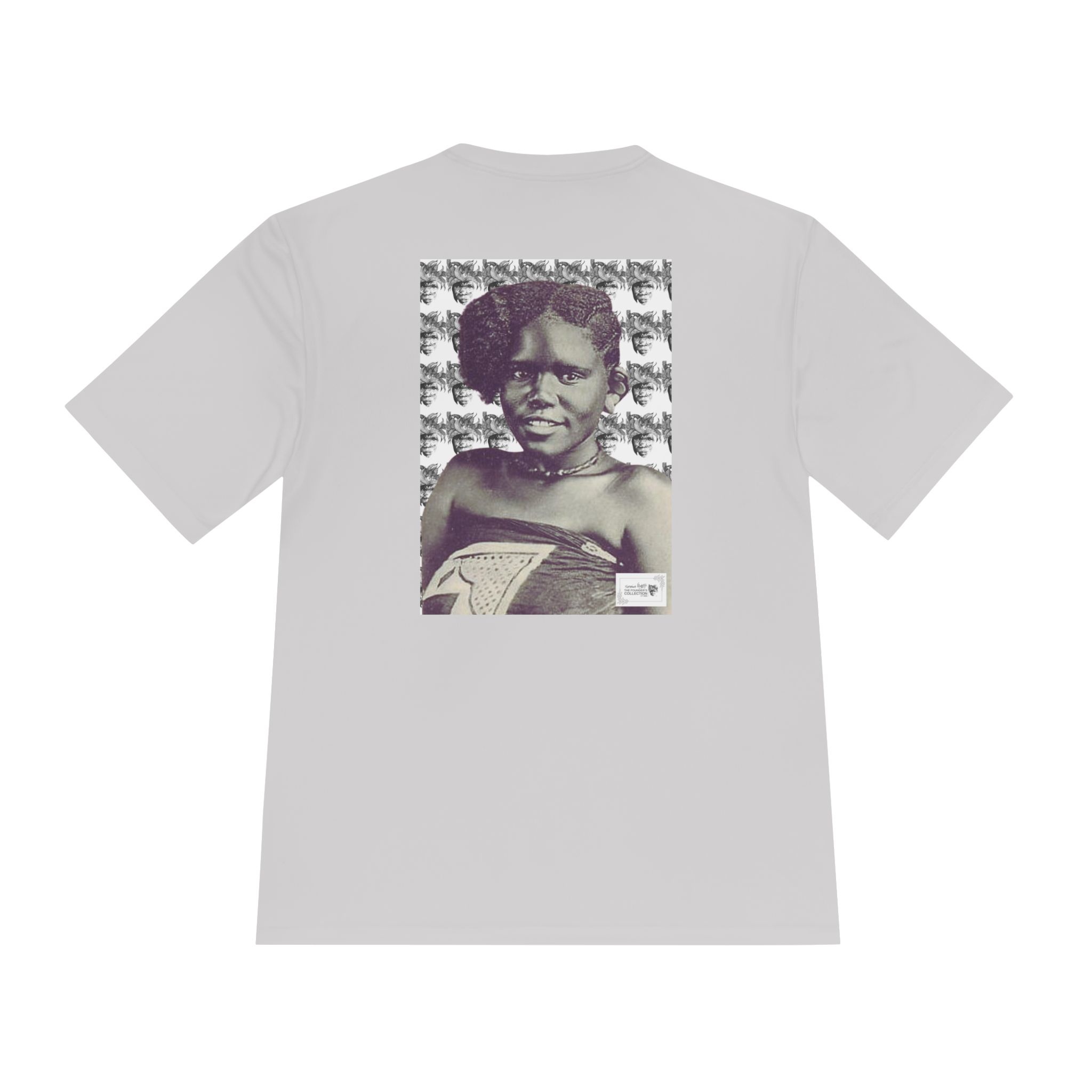 Graphic Tee — Vintage Portrait Black & White Photo Print - Image 6