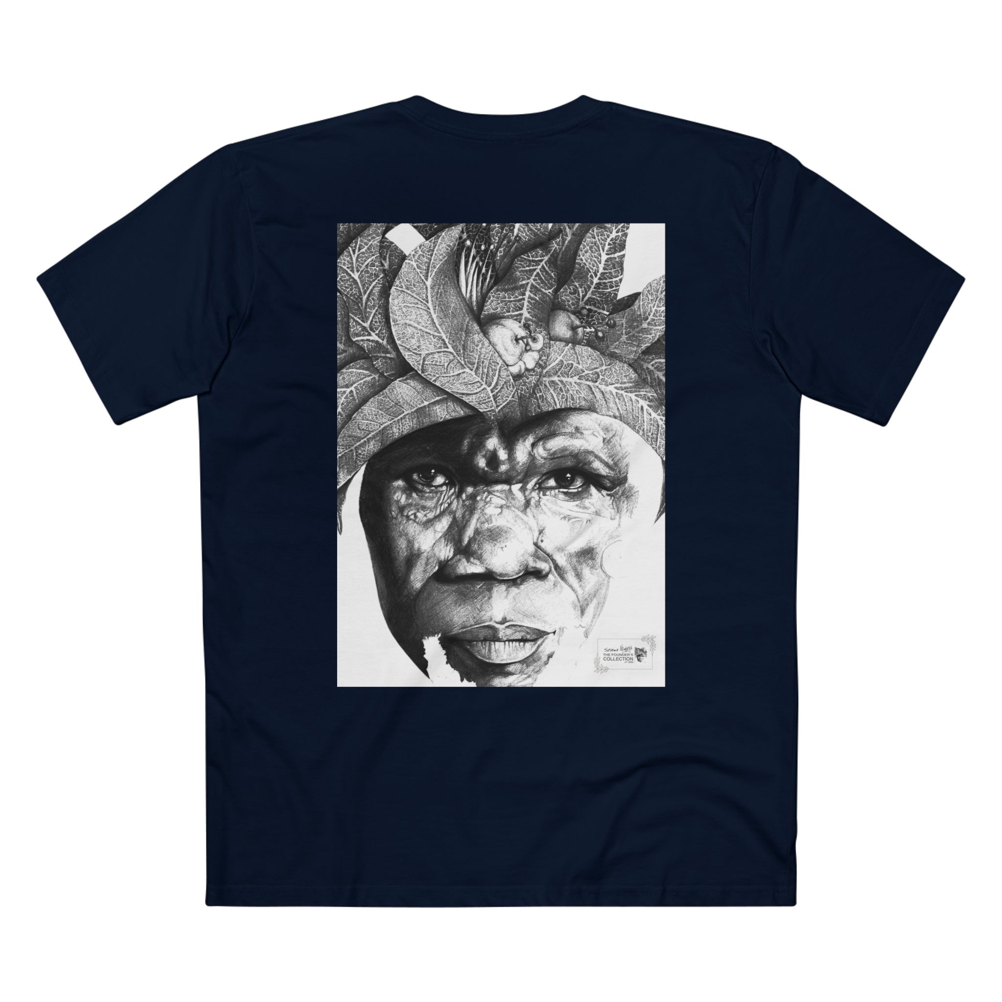 Portrait Tee — Monochrome Tribal Face Art Graphic T-Shirt - Image 54