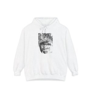 Hoodie — Monochrome Tribal Face Art Pullover