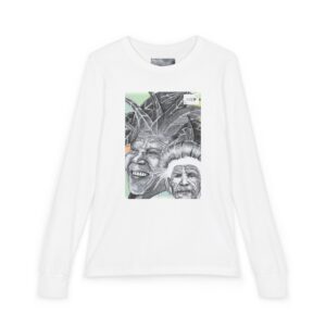 Youth Long Sleeve Tee — Vintage Indigenous Portrait Graphic