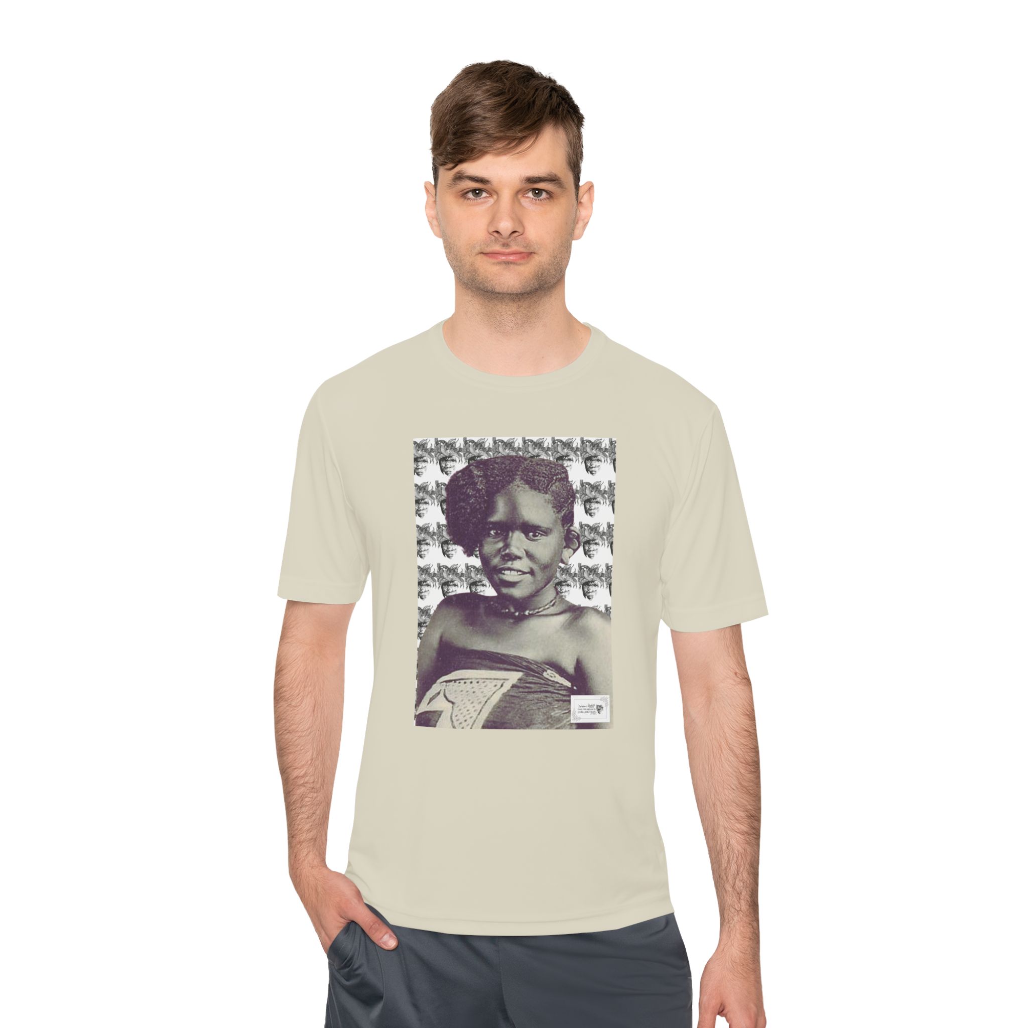 Graphic Tee — Vintage Portrait Black & White Photo Print - Image 35