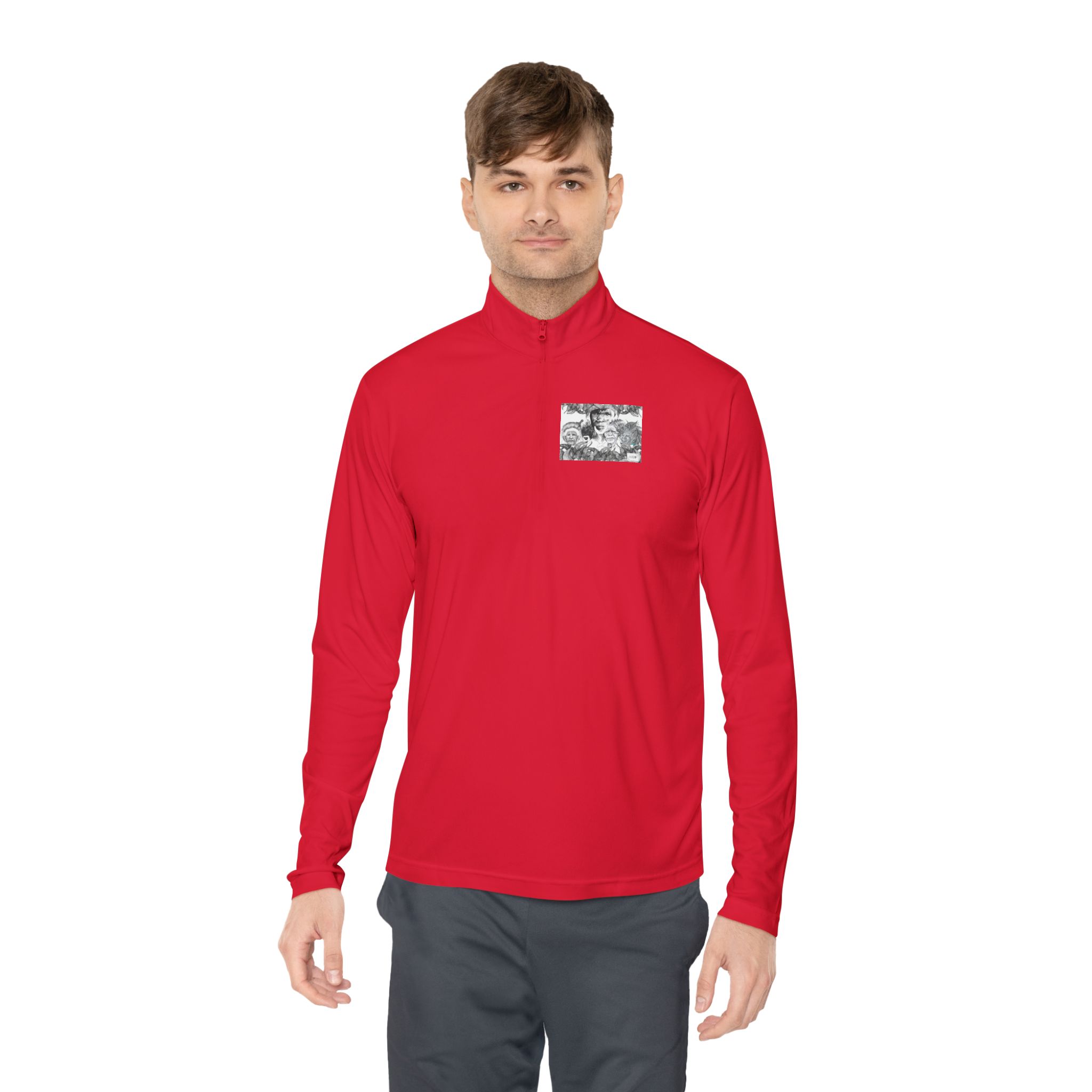 Unisex Quarter-Zip Pullover - Image 32