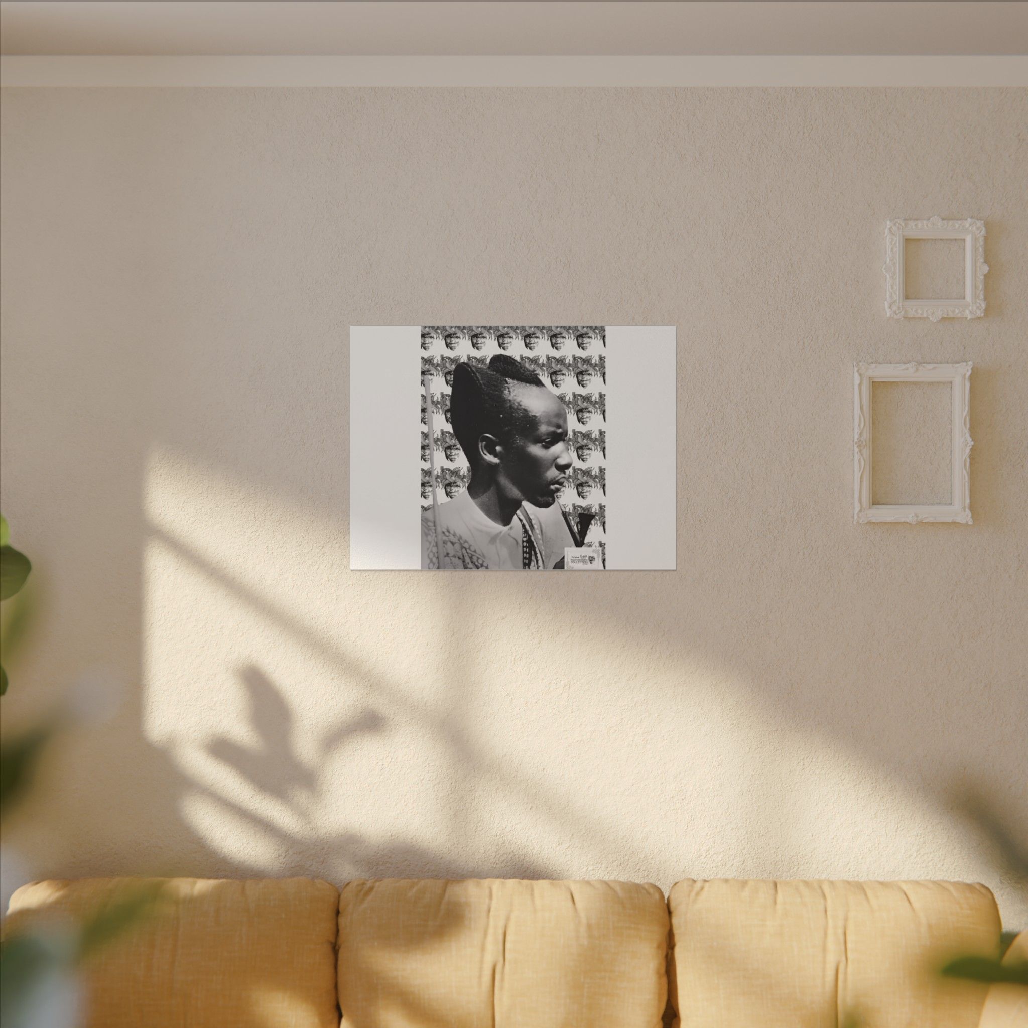 Matte Canvas Print — Black & White Portrait Art (Stretched) - Image 47