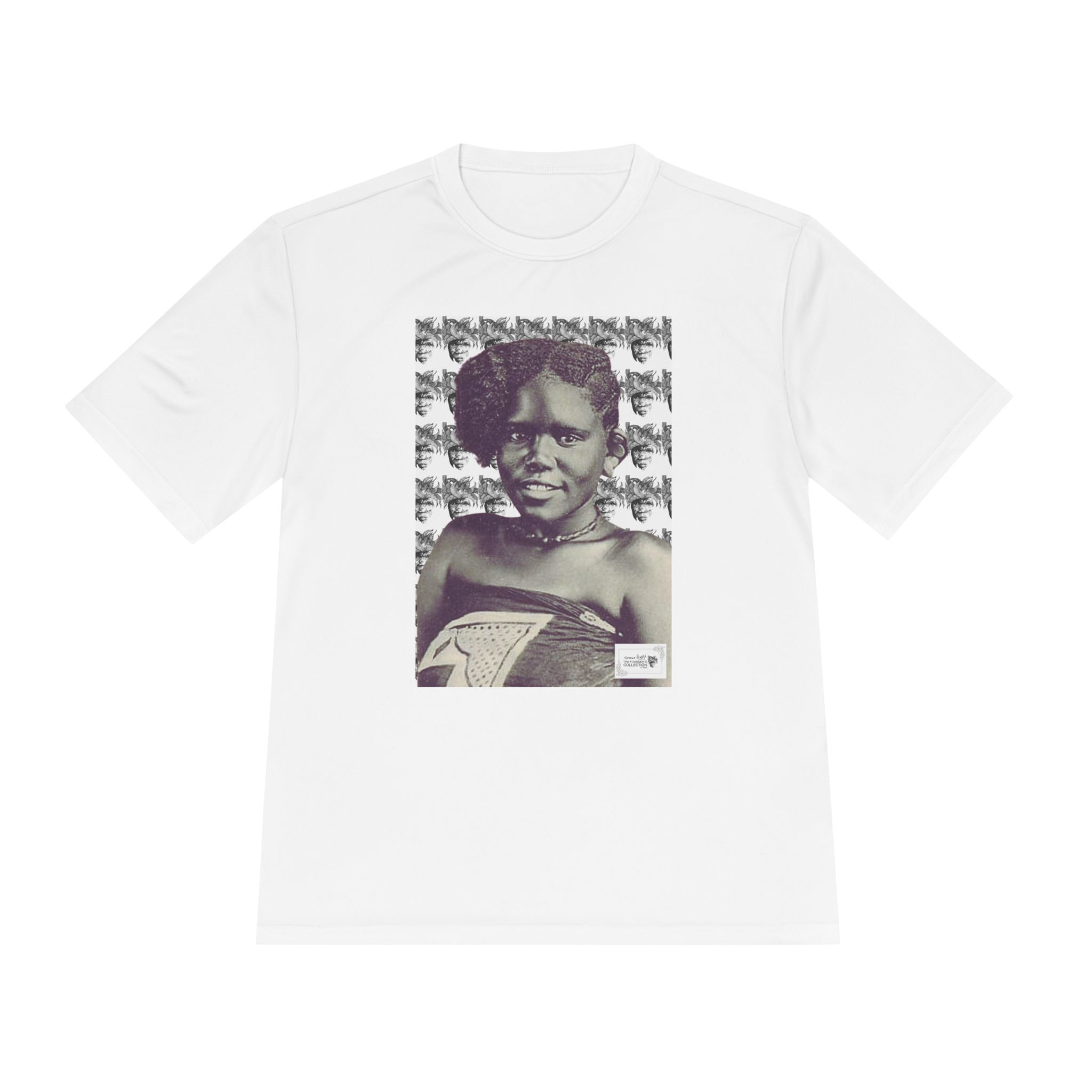 Graphic Tee — Vintage Portrait Black & White Photo Print
