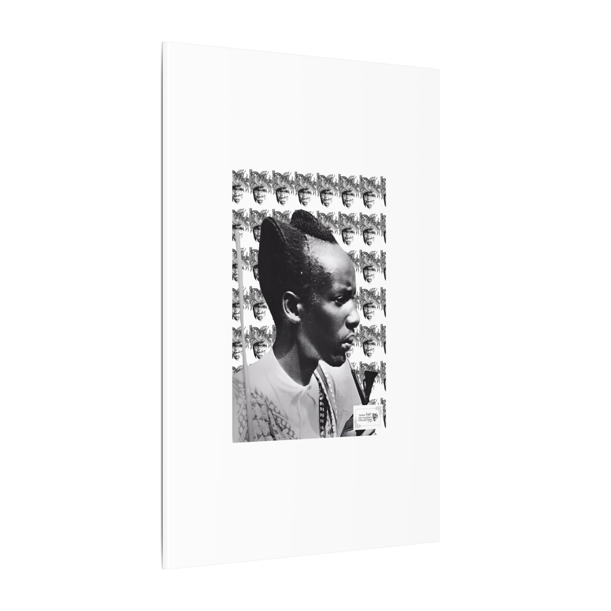 Matte Canvas Print — Black & White Portrait Art (Stretched) - Image 210