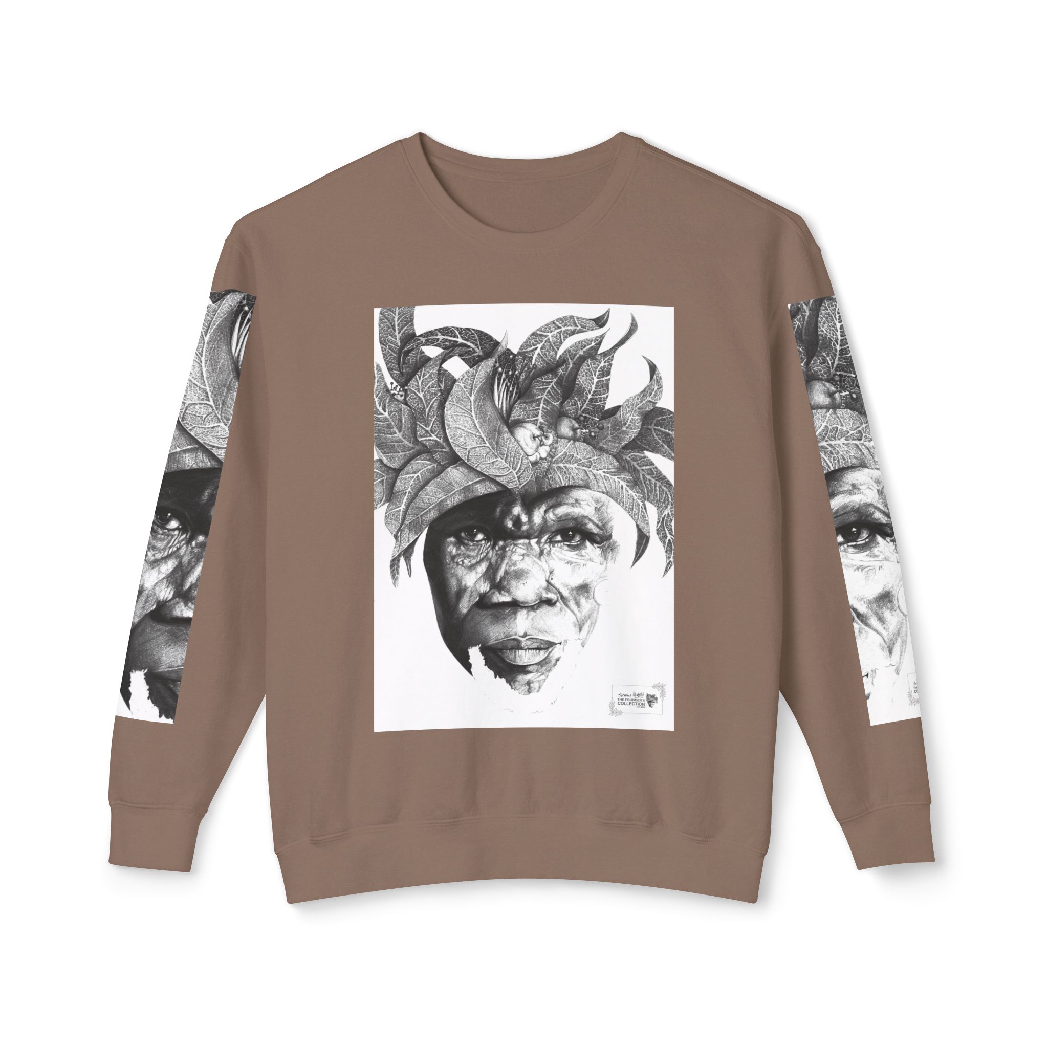 The Original Sunman: Softness & Sustainable Vision - Unisex Lightweight Crewneck Sweatshirt - By Siphiwe Ngwenya - Image 17