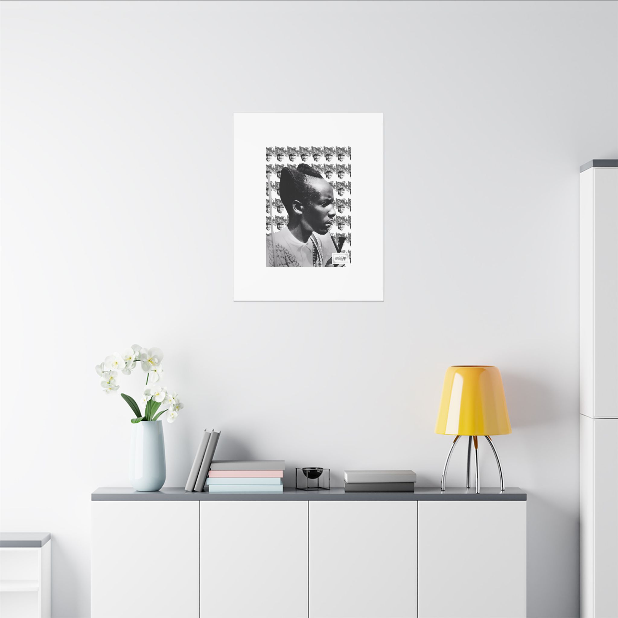 Matte Canvas Print — Black & White Portrait Art (Stretched) - Image 24